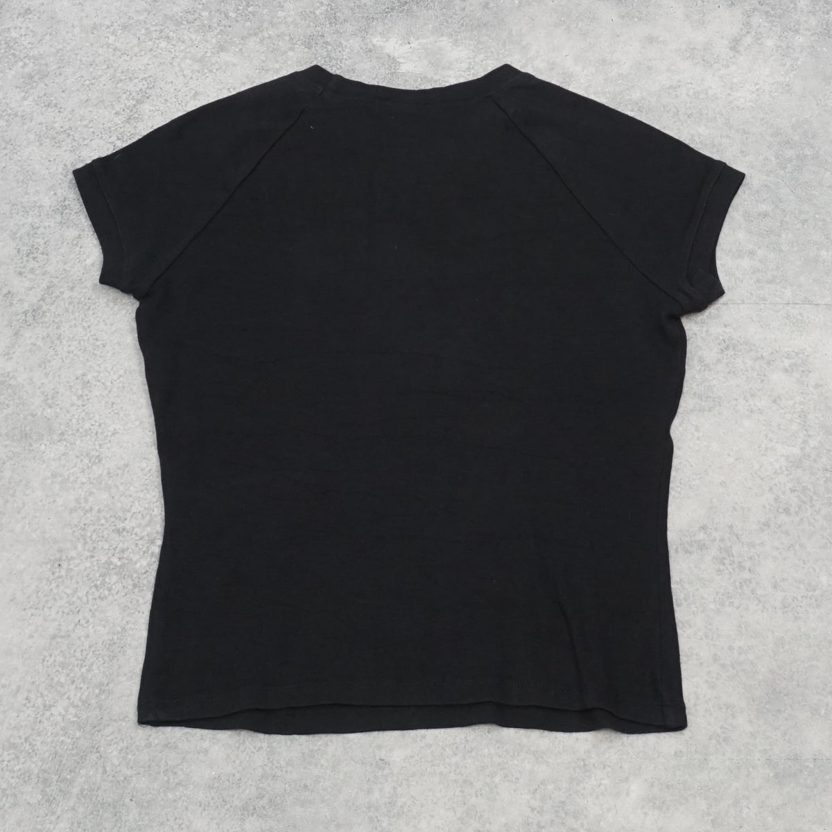 2000s Bebe Hawaii Rhinestone Fitted T-Shirt