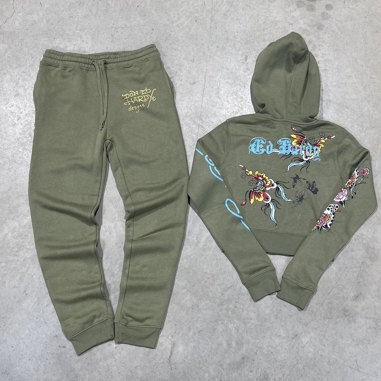 2000s Ed Hardy Graphic Hoodie Crop