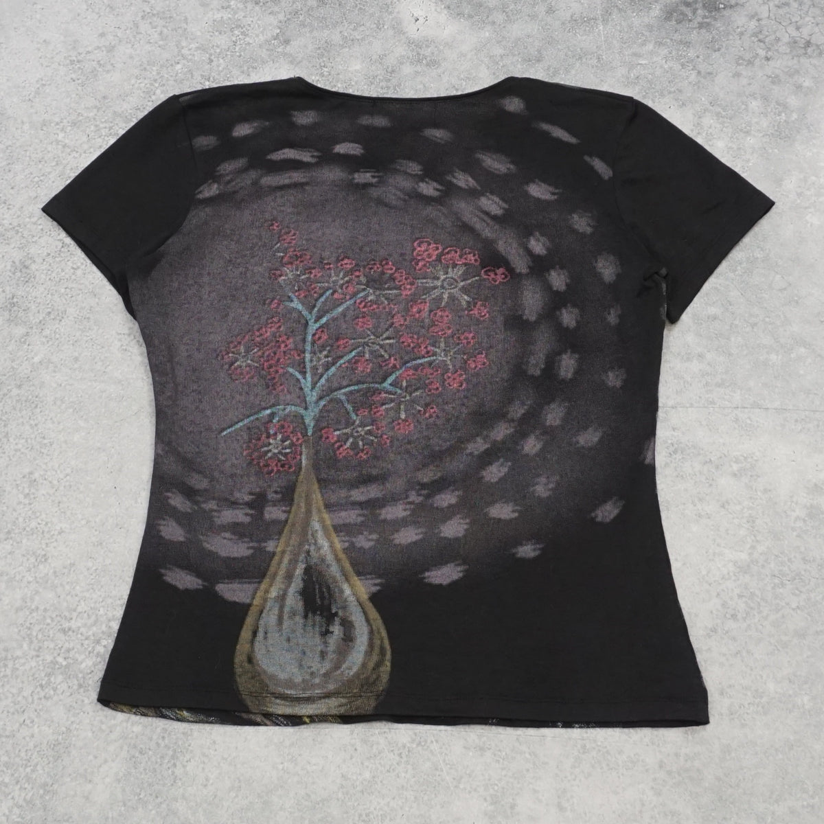 2000s Joylife Graphic Embellished Top Tee