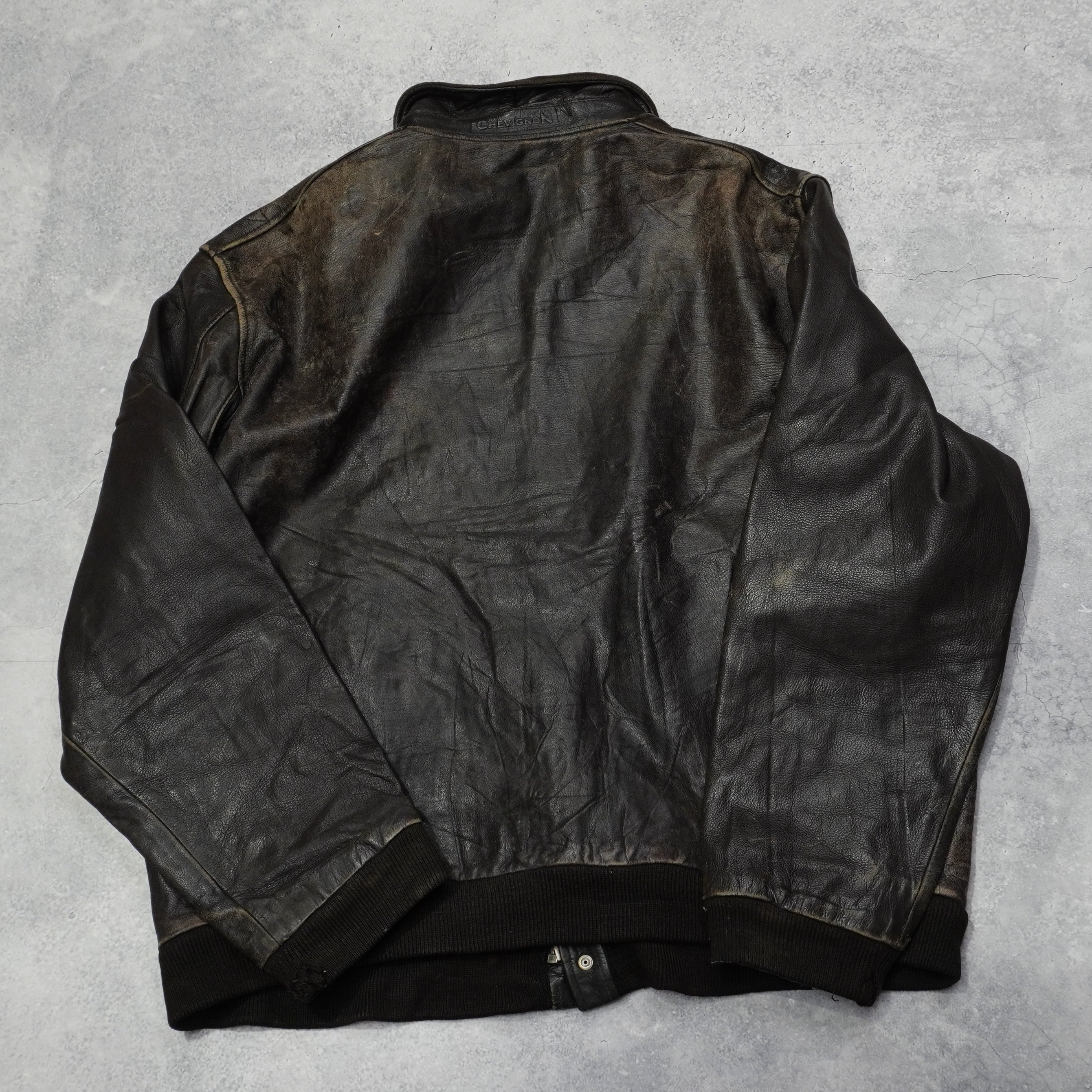 2000s Chevignon Leather Jacket