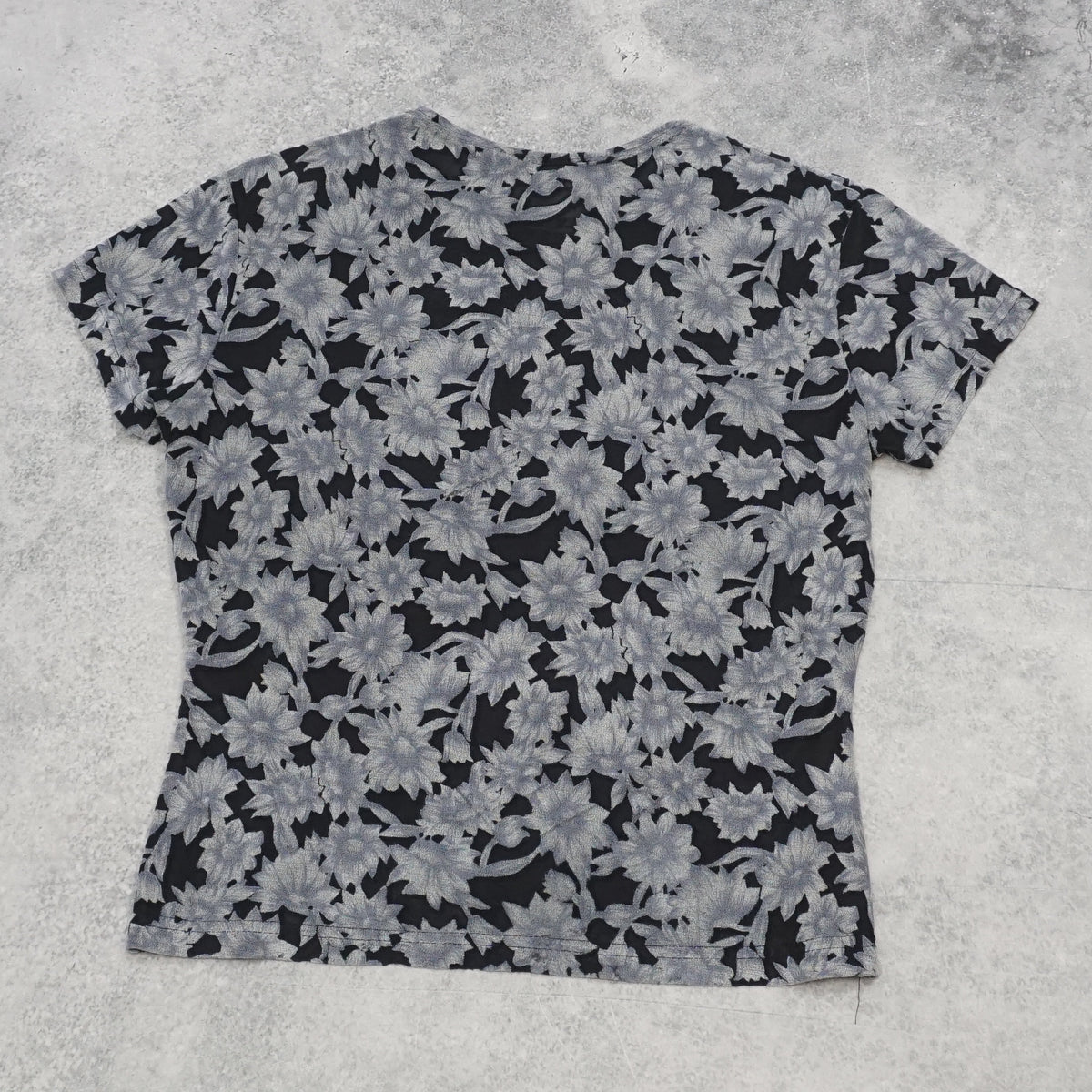 90s Equipment Floral Sheer Top