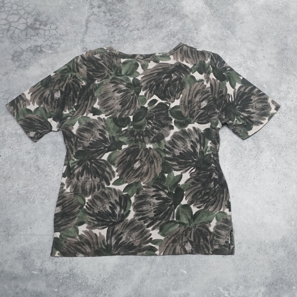 Y's For Living Floral Abstract Print T-Shirt