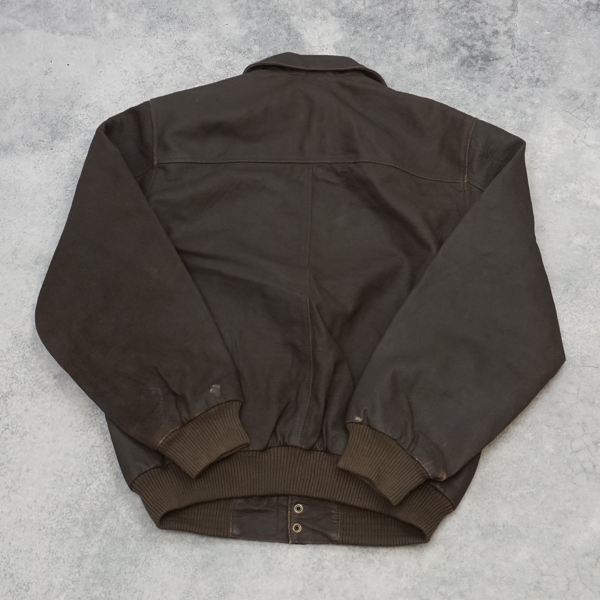 90s The Orvis Company Flight Leather Jacket Bomber