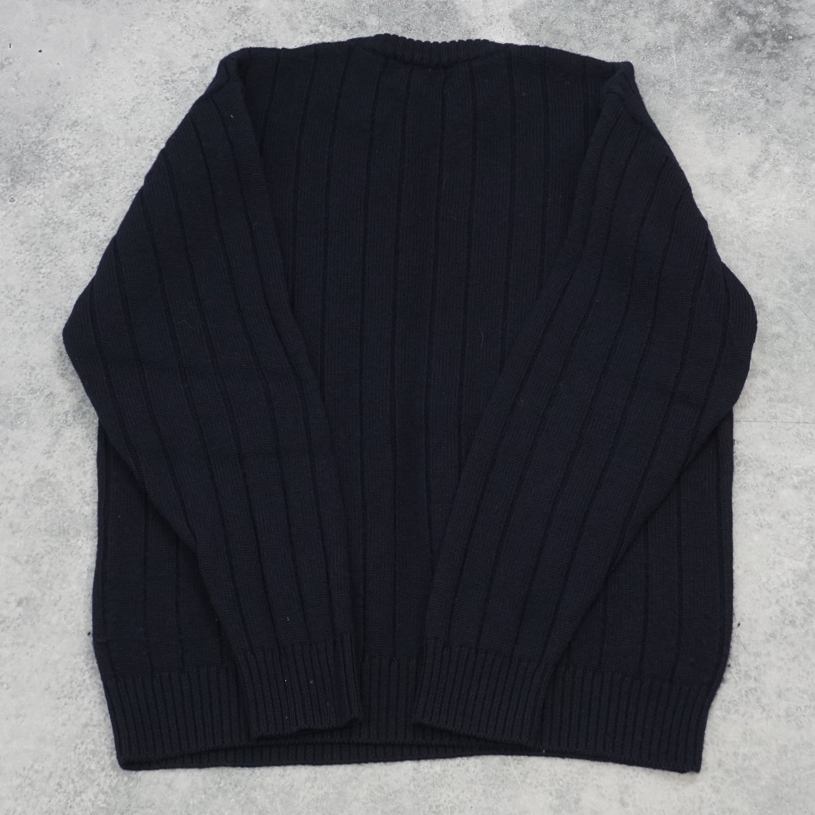 90s Ansett Cable Pure Wool Knit Sweater