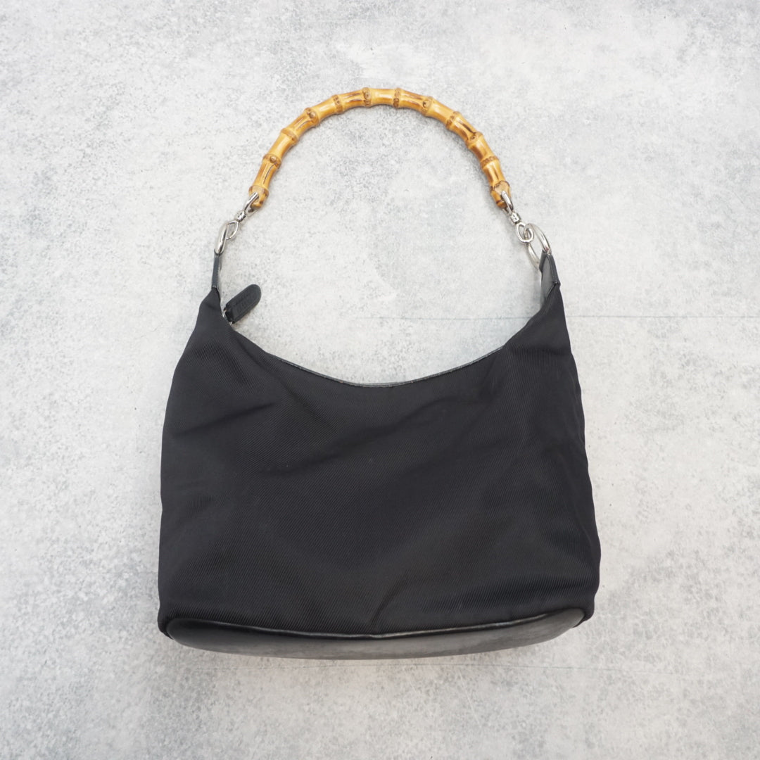 2000s Gucci Bamboo Handle Handbag