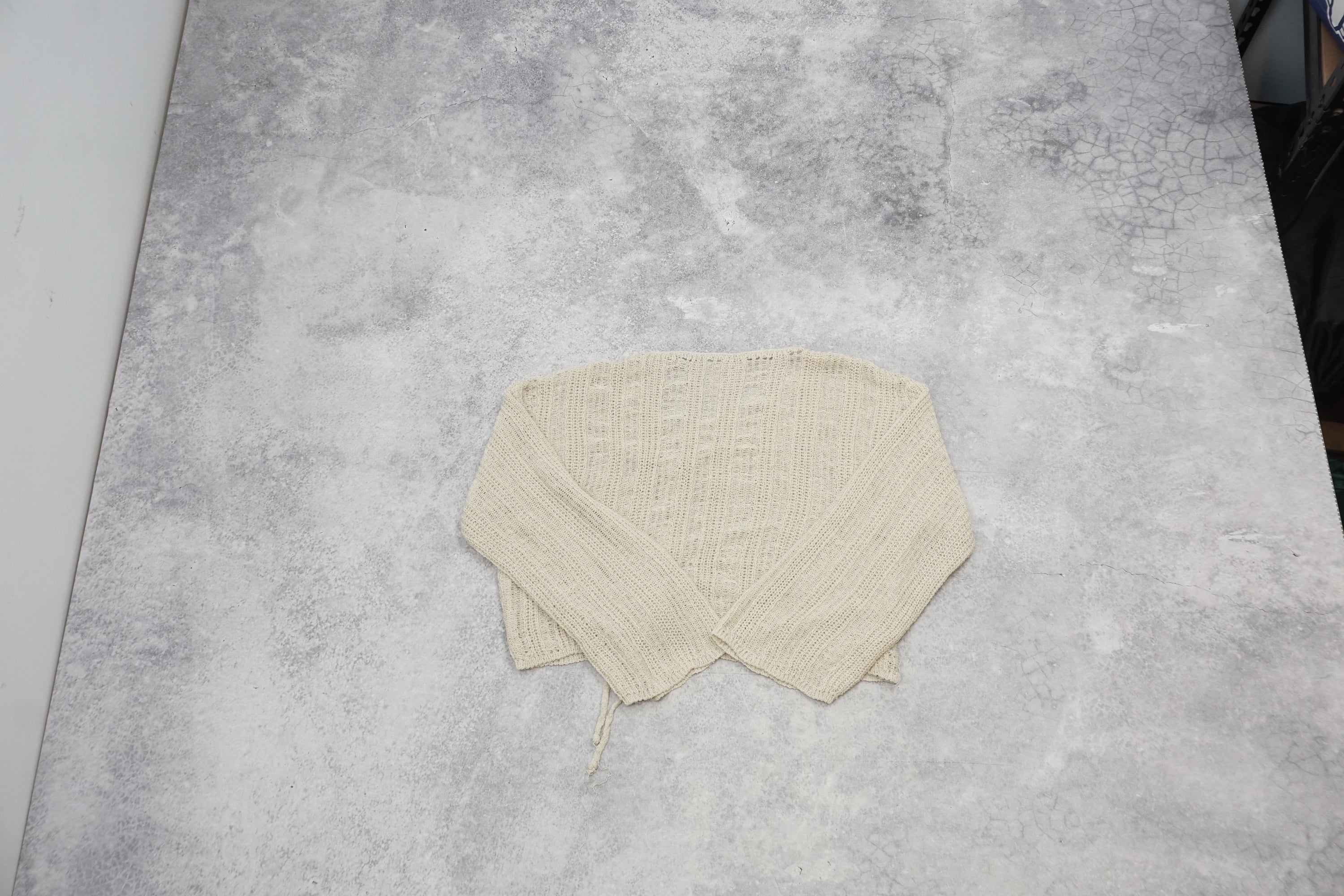 Crochet Crop Sweater Knit