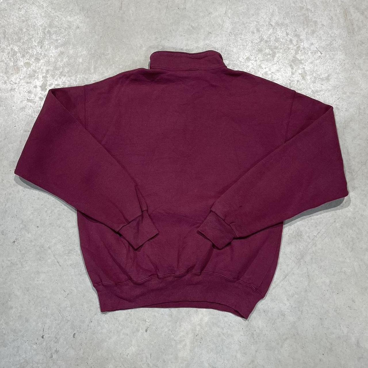 2000s Russell Athletic Oversized Quarter Zip Hoodie