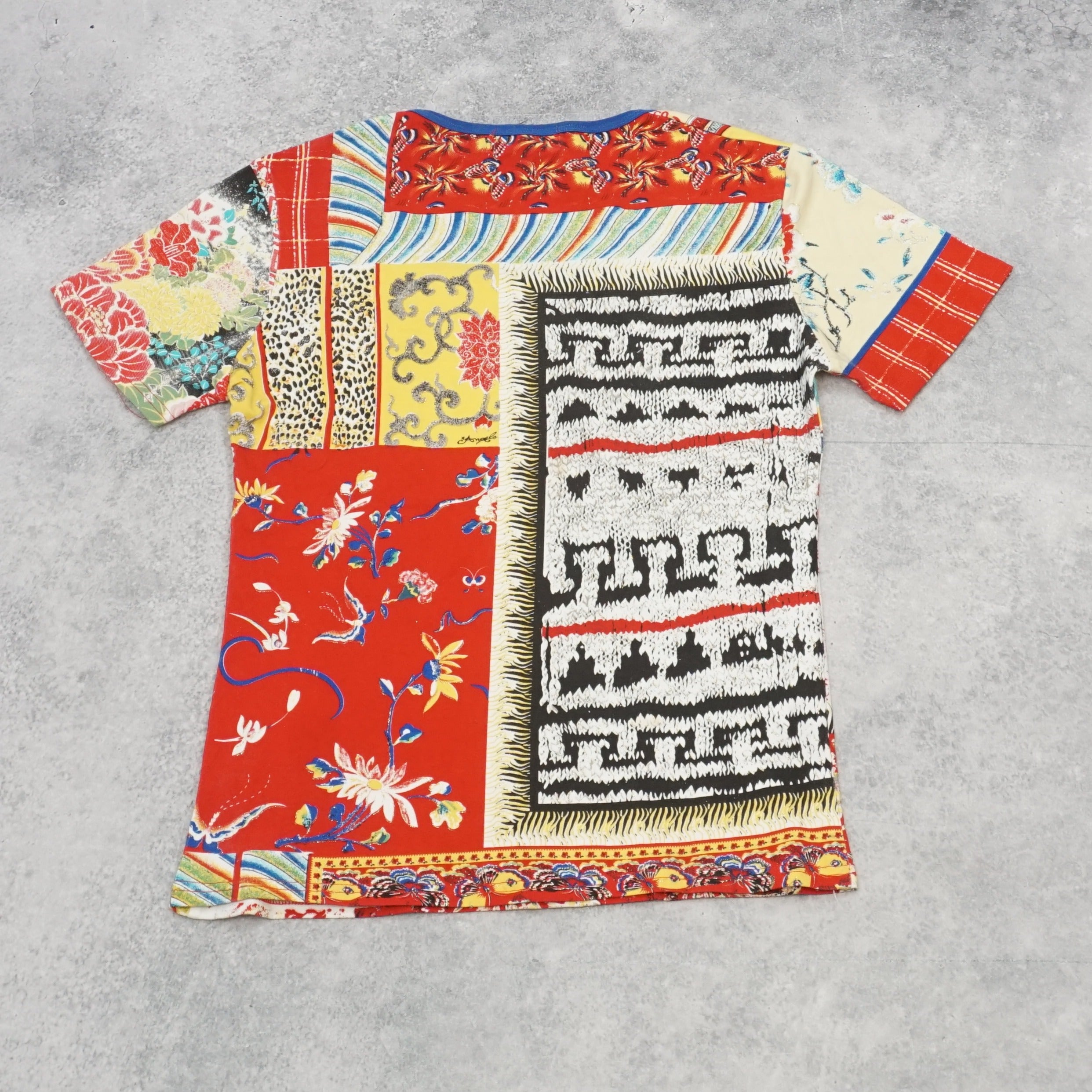 2000s Vivienne Tam Patchwork Graphic T-Shirt