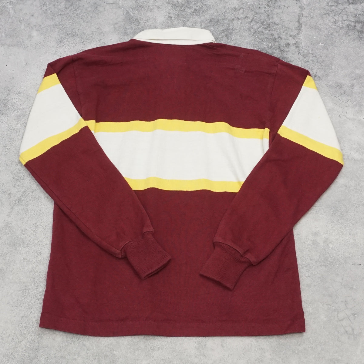 90s Lands' End Authentic Rugby Striped Shirt Rugby
