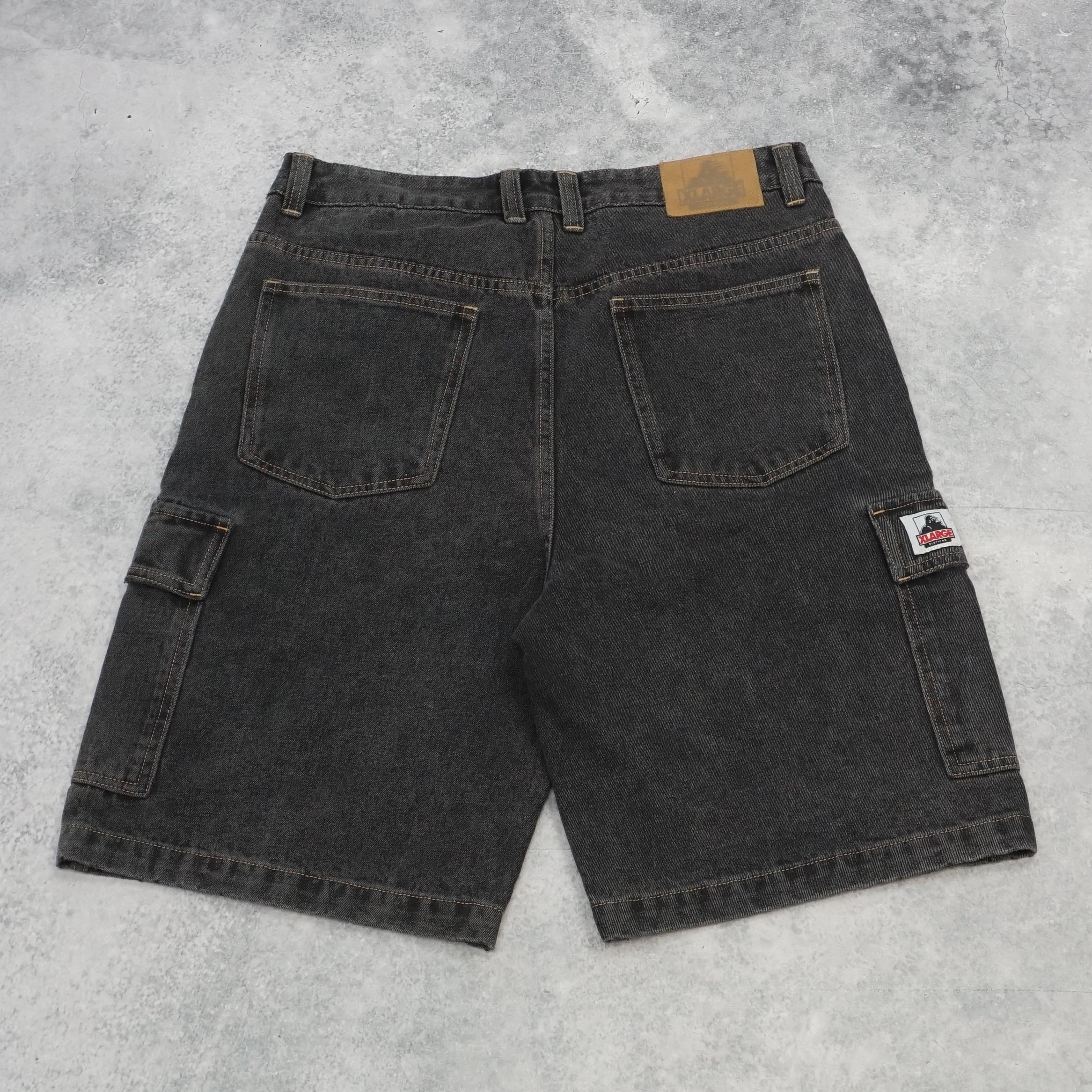 2000s Xlarge Cargo Denim Skirt