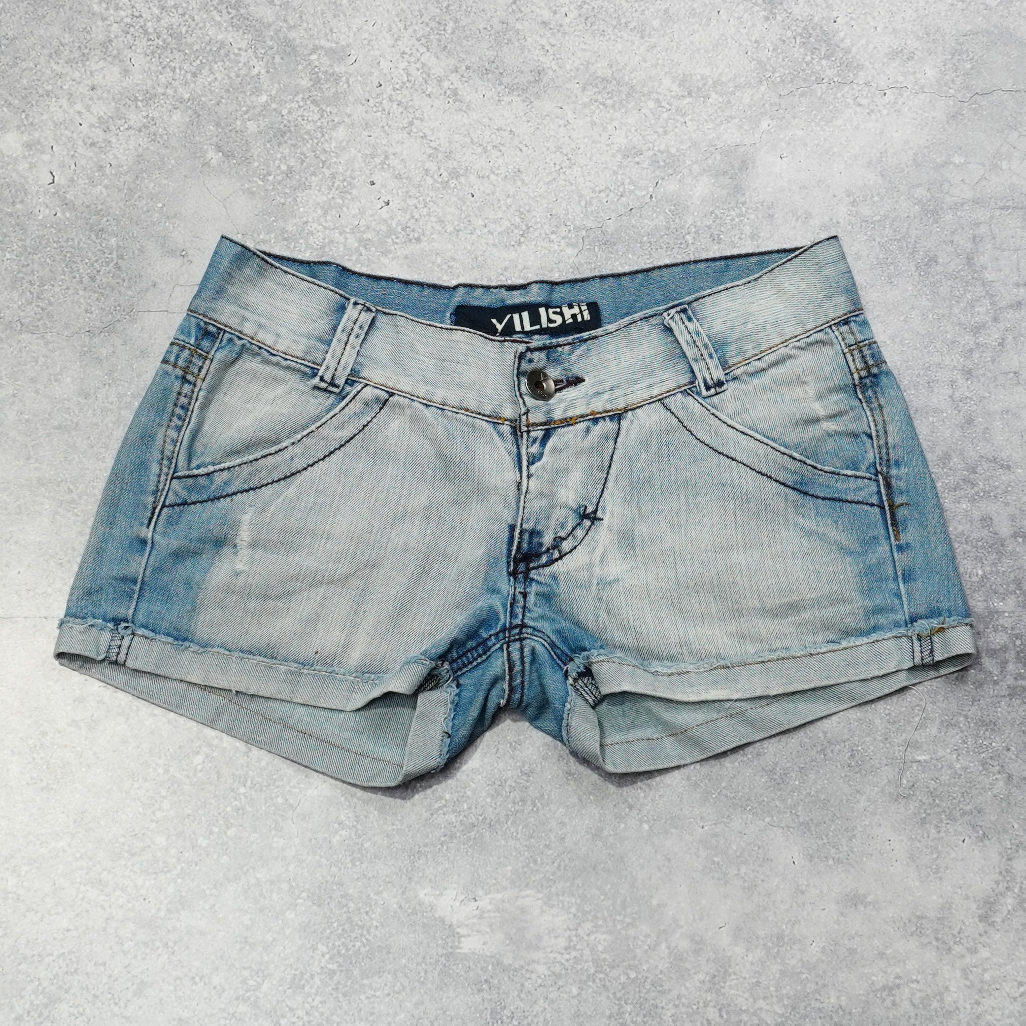 2000s Yilish Distressed Denim Shorts