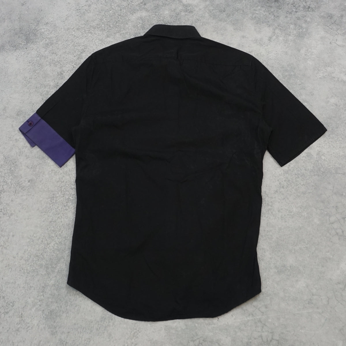 Balenciaga Short Sleeve Contrast Cuff Shirt