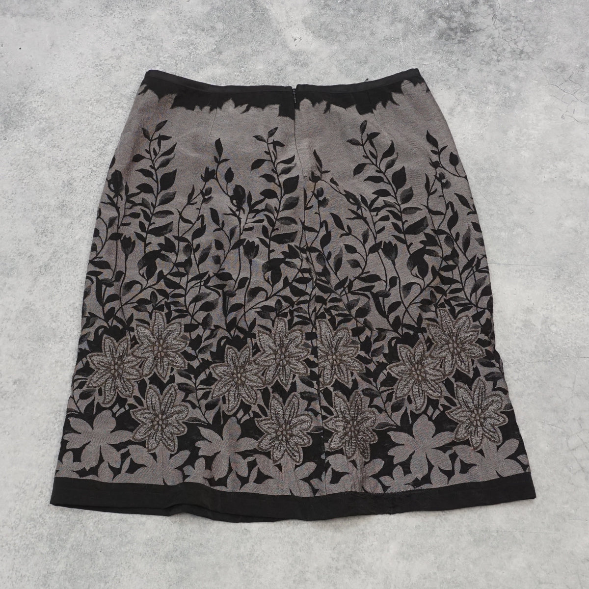 Floral Embroidered Skirt