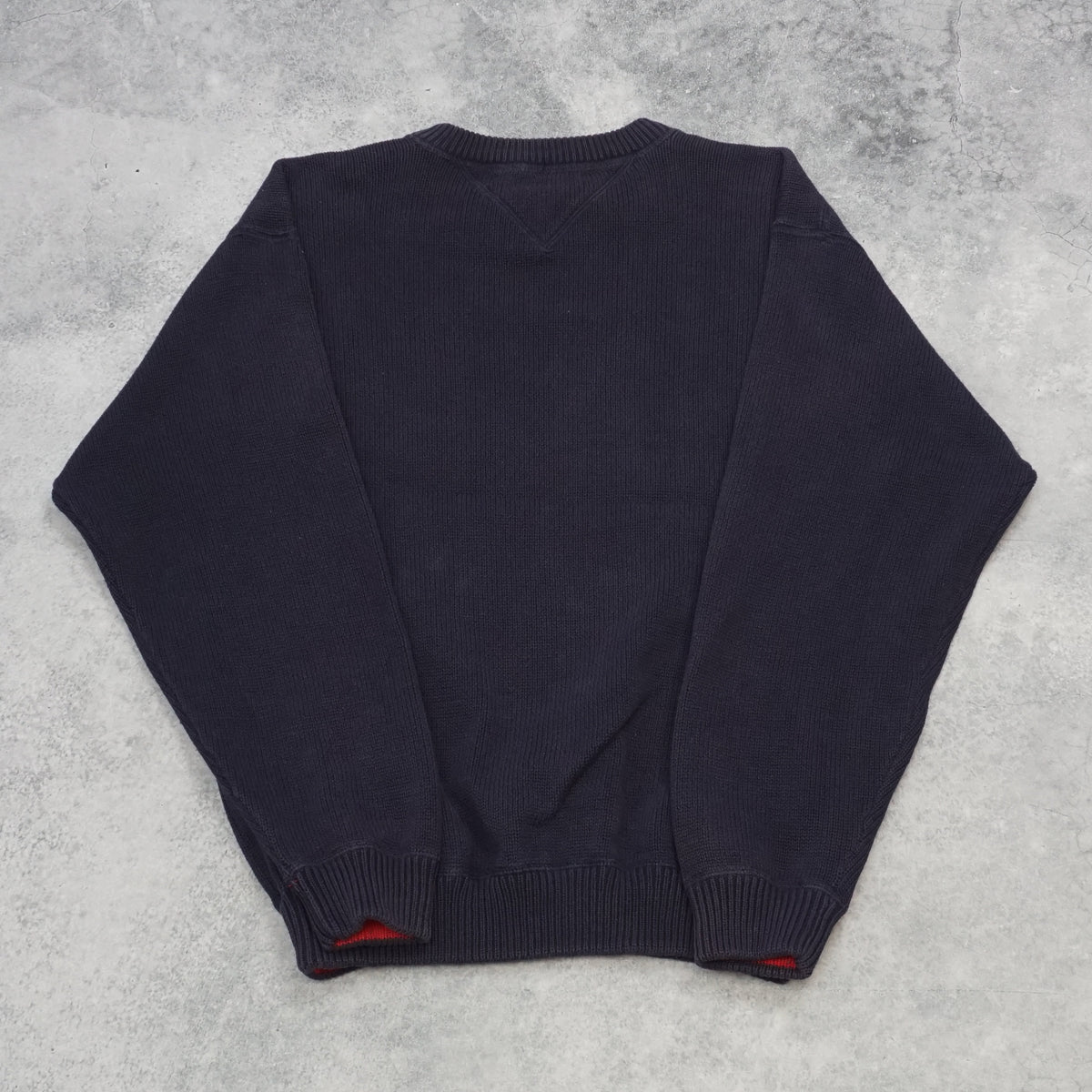 90s Tommy Hilfiger Crest Embroidered Crewneck Jumper