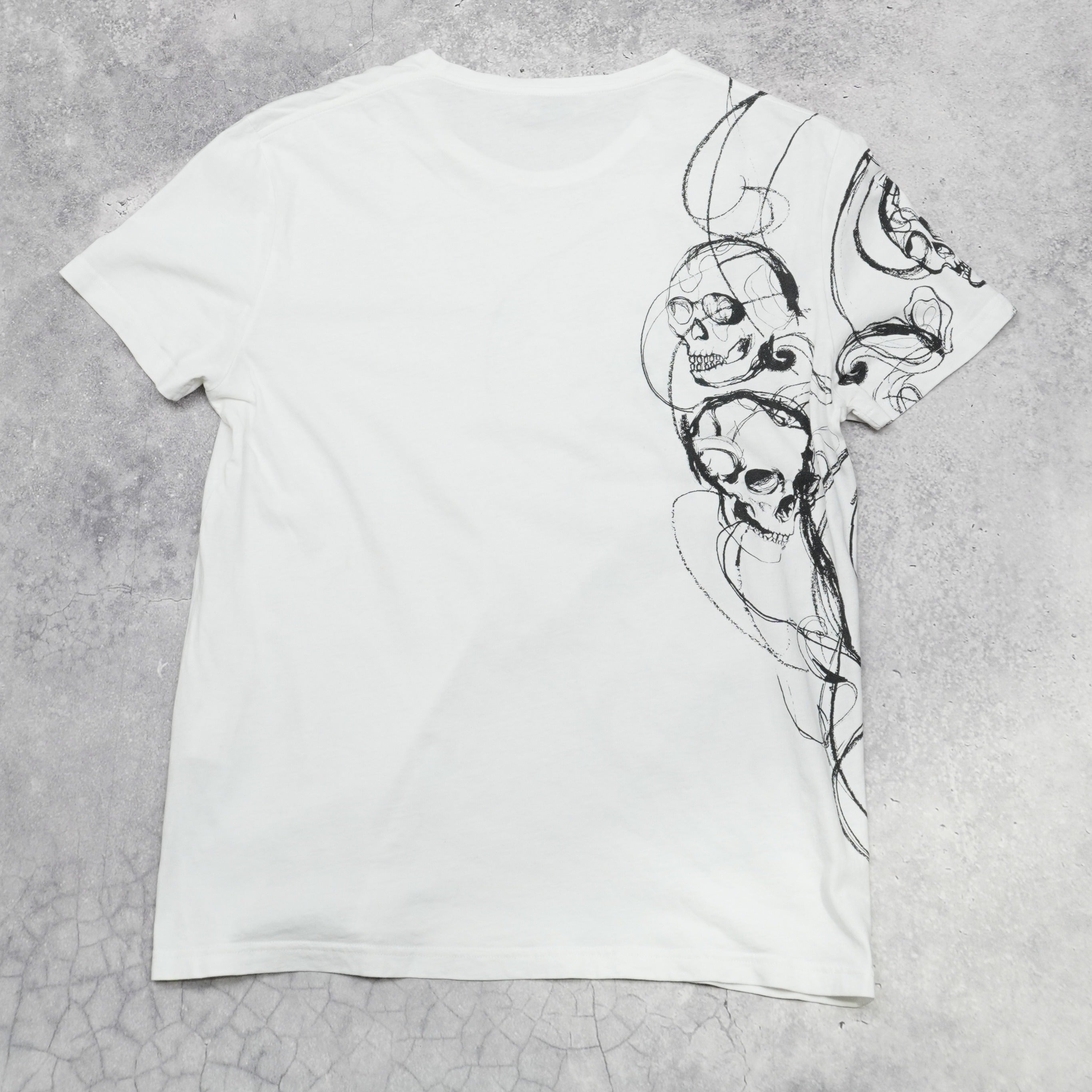2000s Alexander McQueen Skull Graphic T-Shirt
