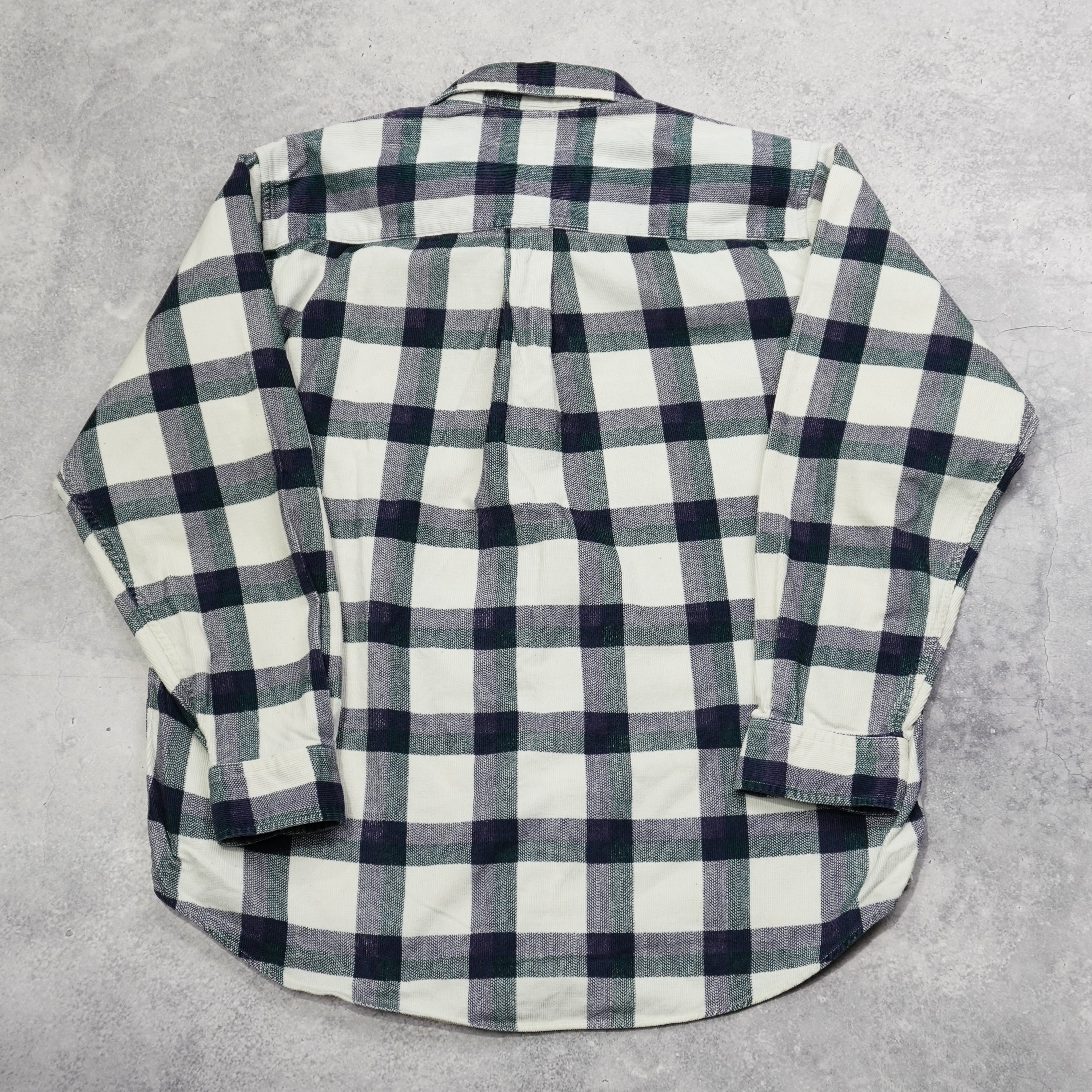 2000s Hunt Club Flannel Checked Button Up