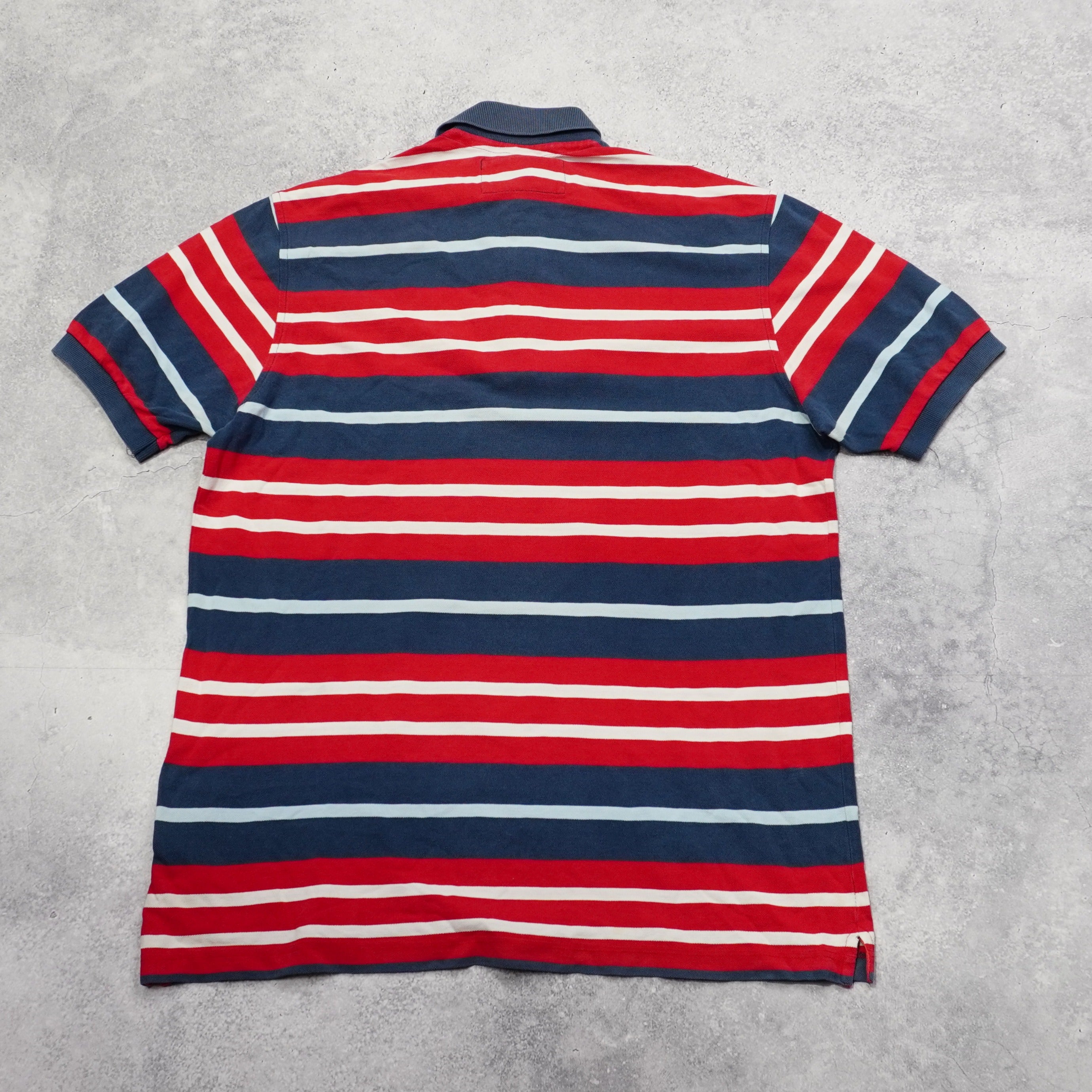 2000s Burberry Striped Polo