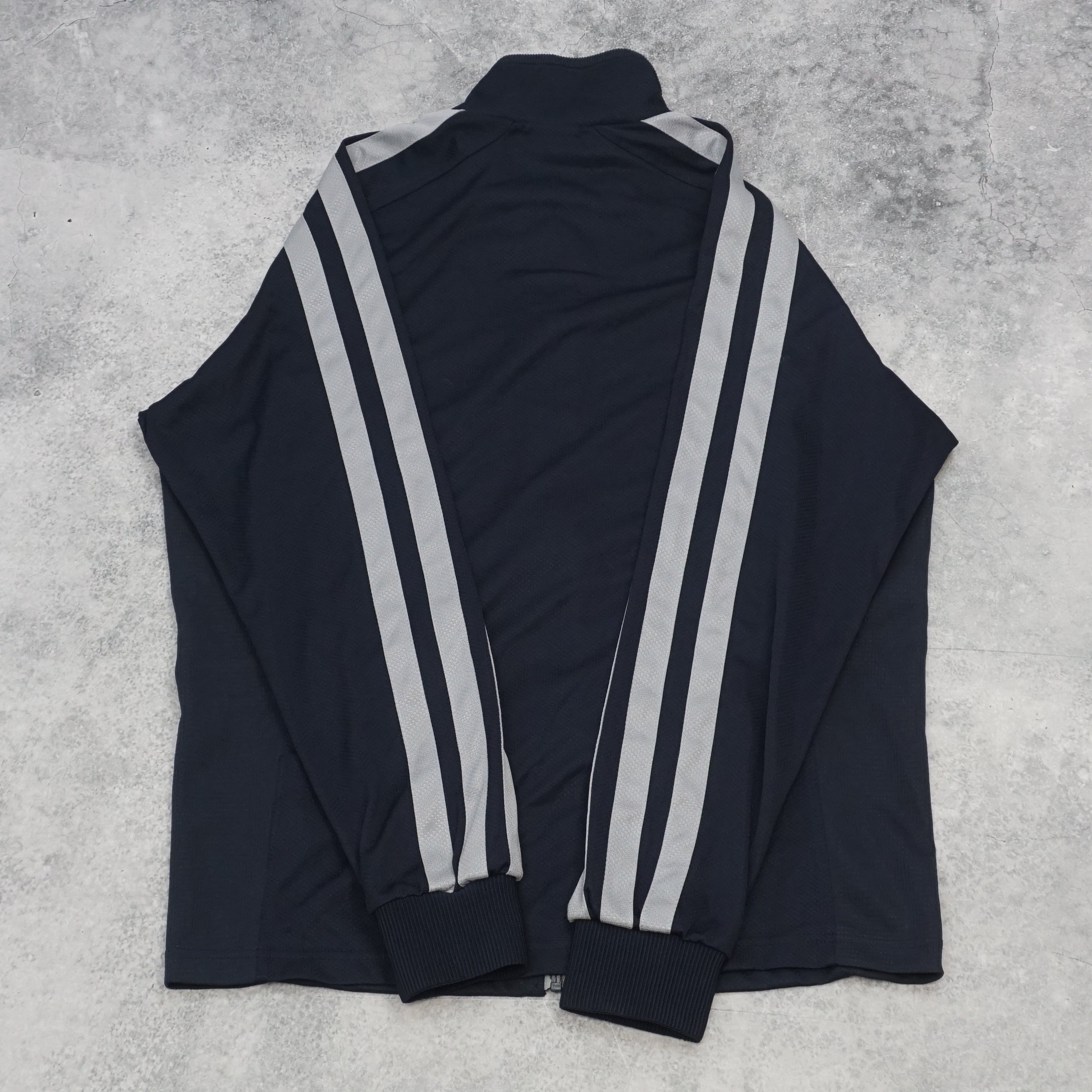 2000s Adidas Climalite Three Stripe Track Jacket