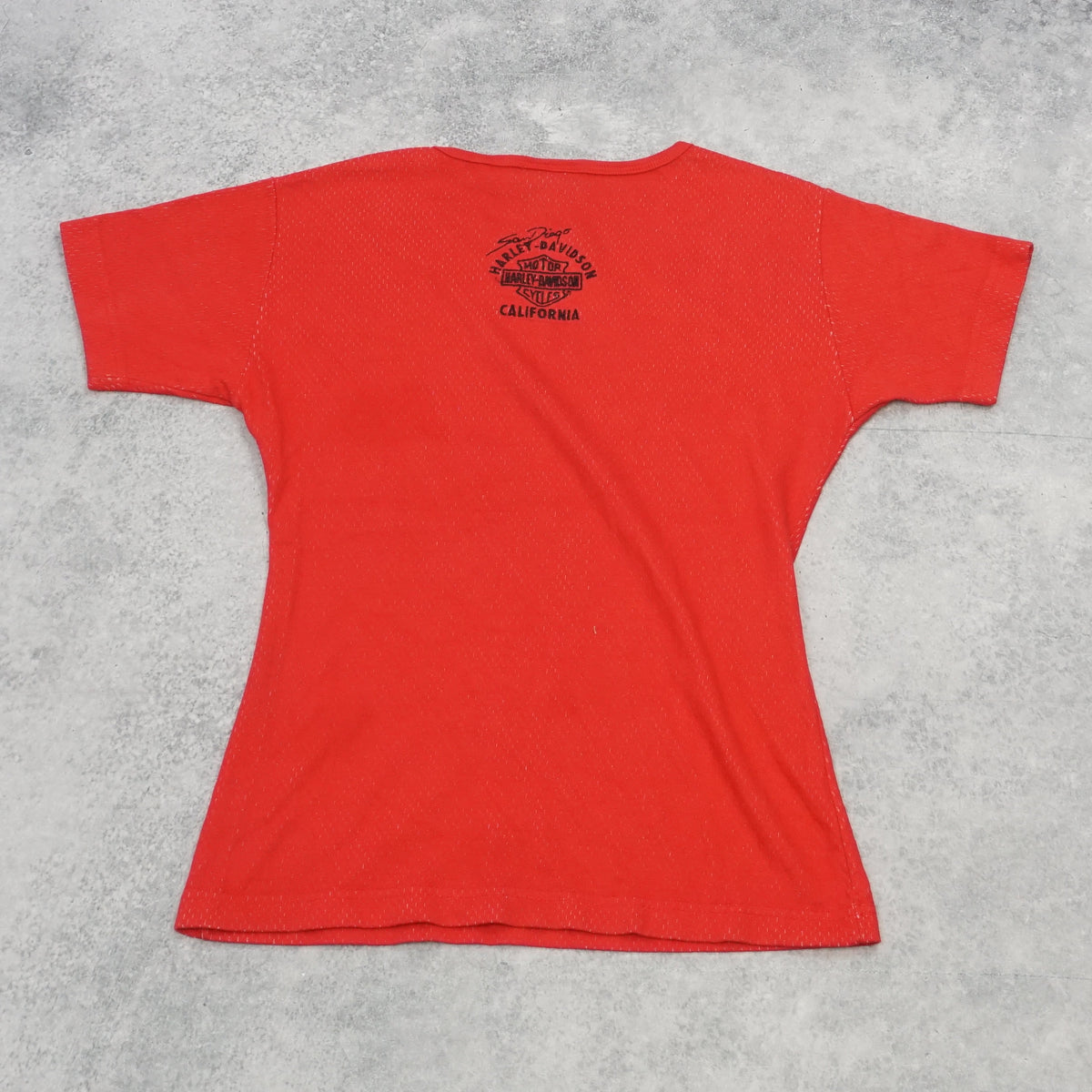 2000s Harley-Davidson Mesh Winged Logo T-Shirt