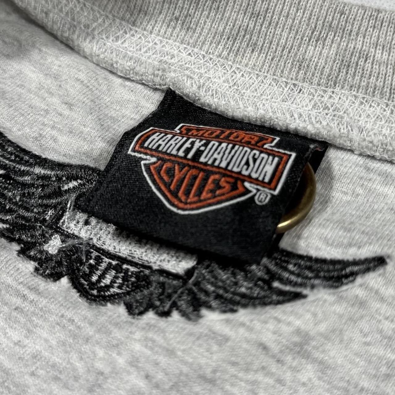 2000s Harley Davidson Henley Crewneck
