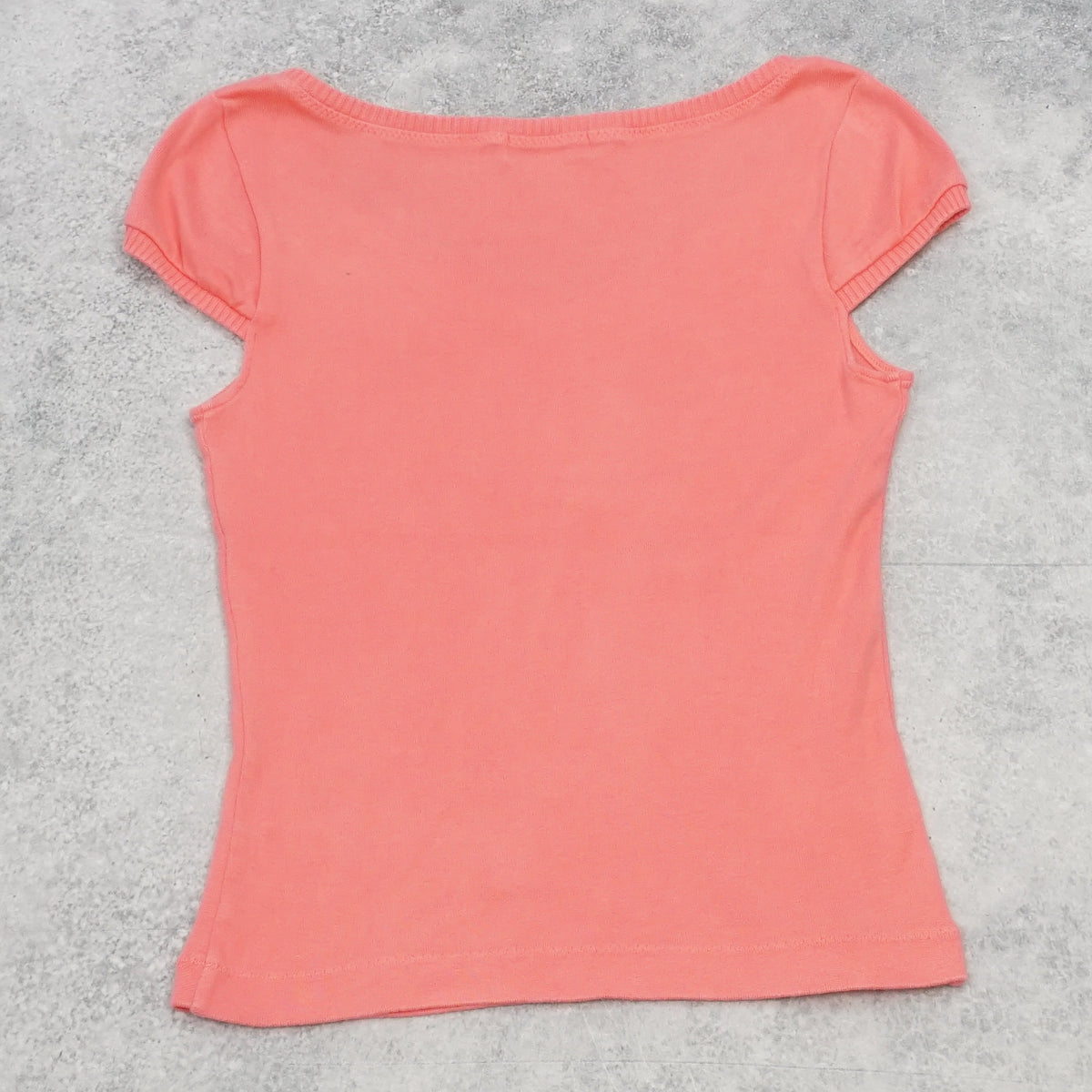 2000s Burberry London Blue Label Fitted Scoop Neck T-Shirt
