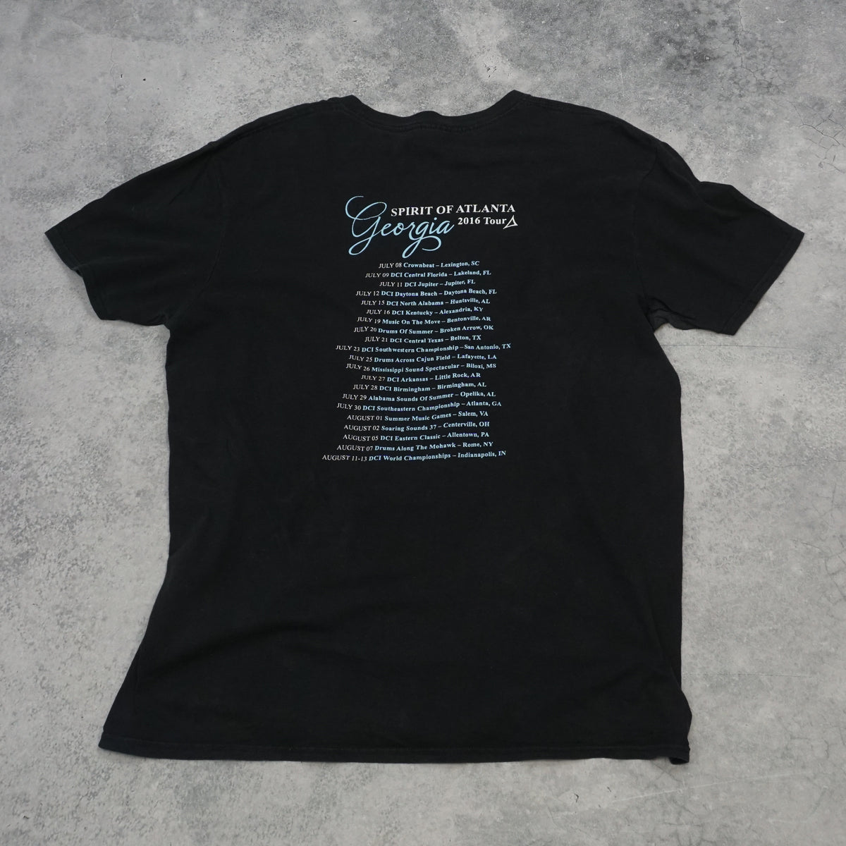 2000s Spirit Of Atlanta Georgia 2016 Tour Graphic T-Shirt