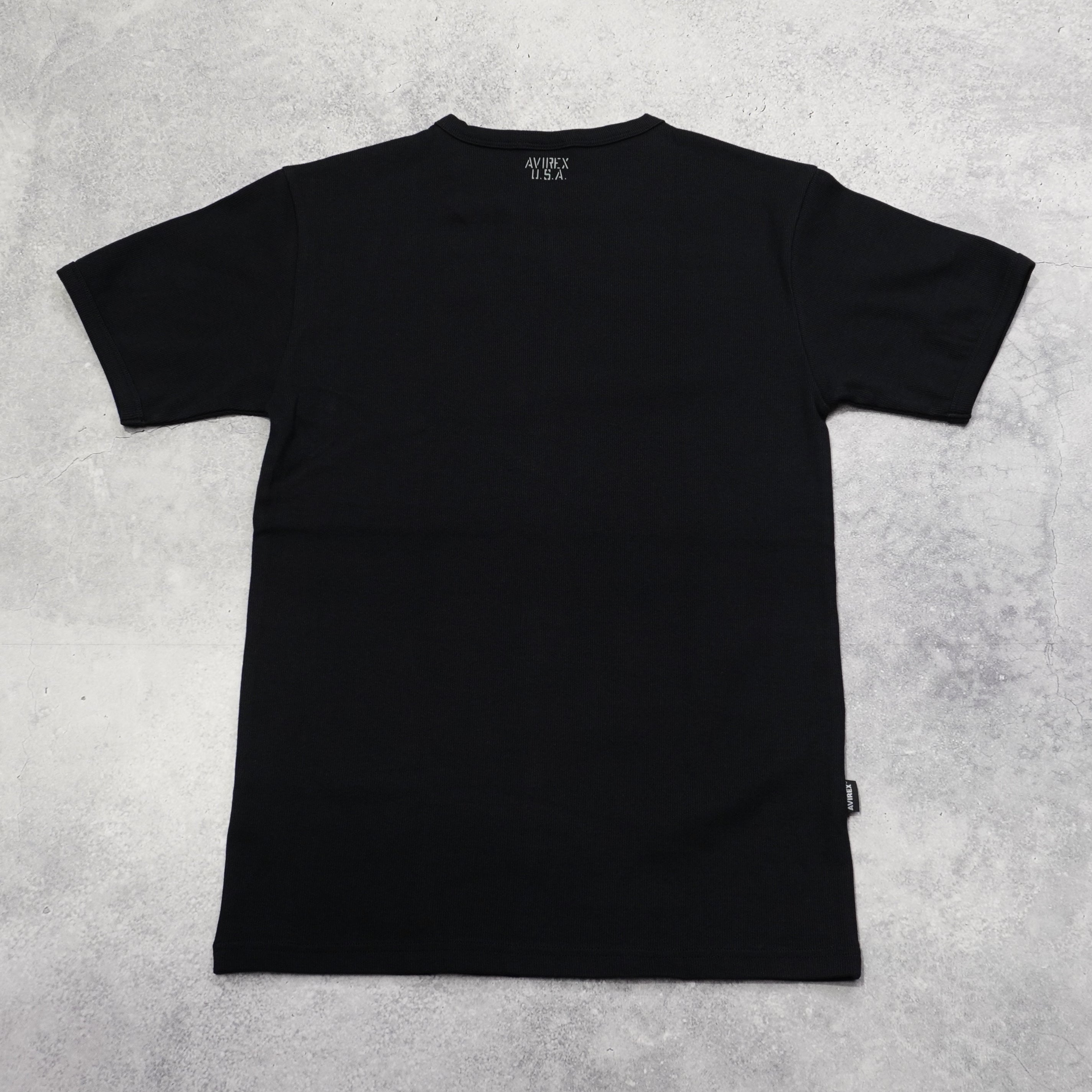Avirex Ribbed Short Sleeve T-Shirt