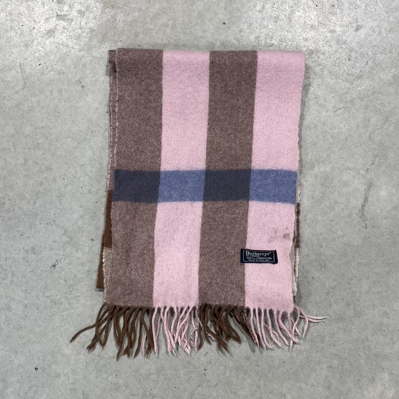 90s Burberrys Plaid Scarf