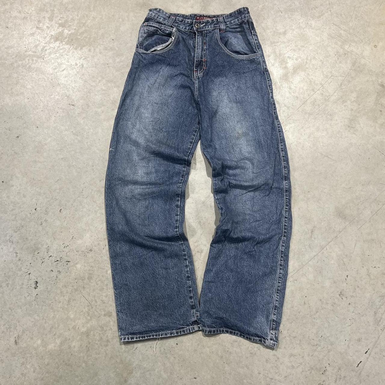 2000s HTT Double Knee Jeans Workwear Pants