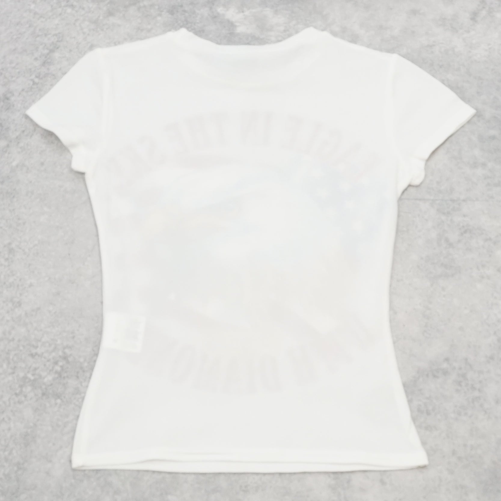 2000s Morgan Graphic Fitted T-Shirt