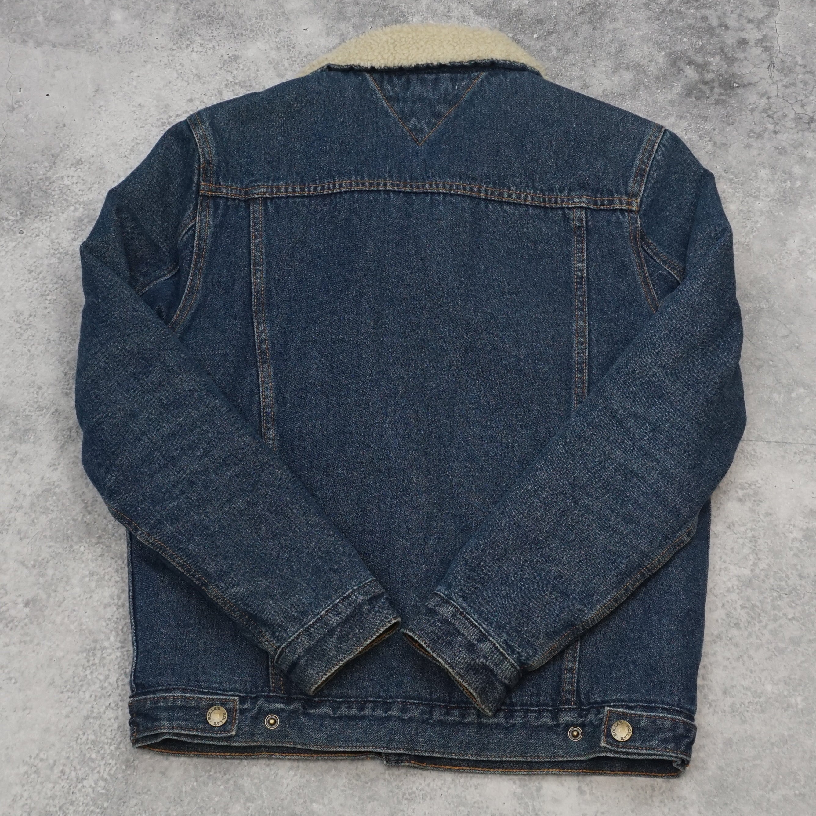 Rolla's Faux Fur Lined Denim Jacket
