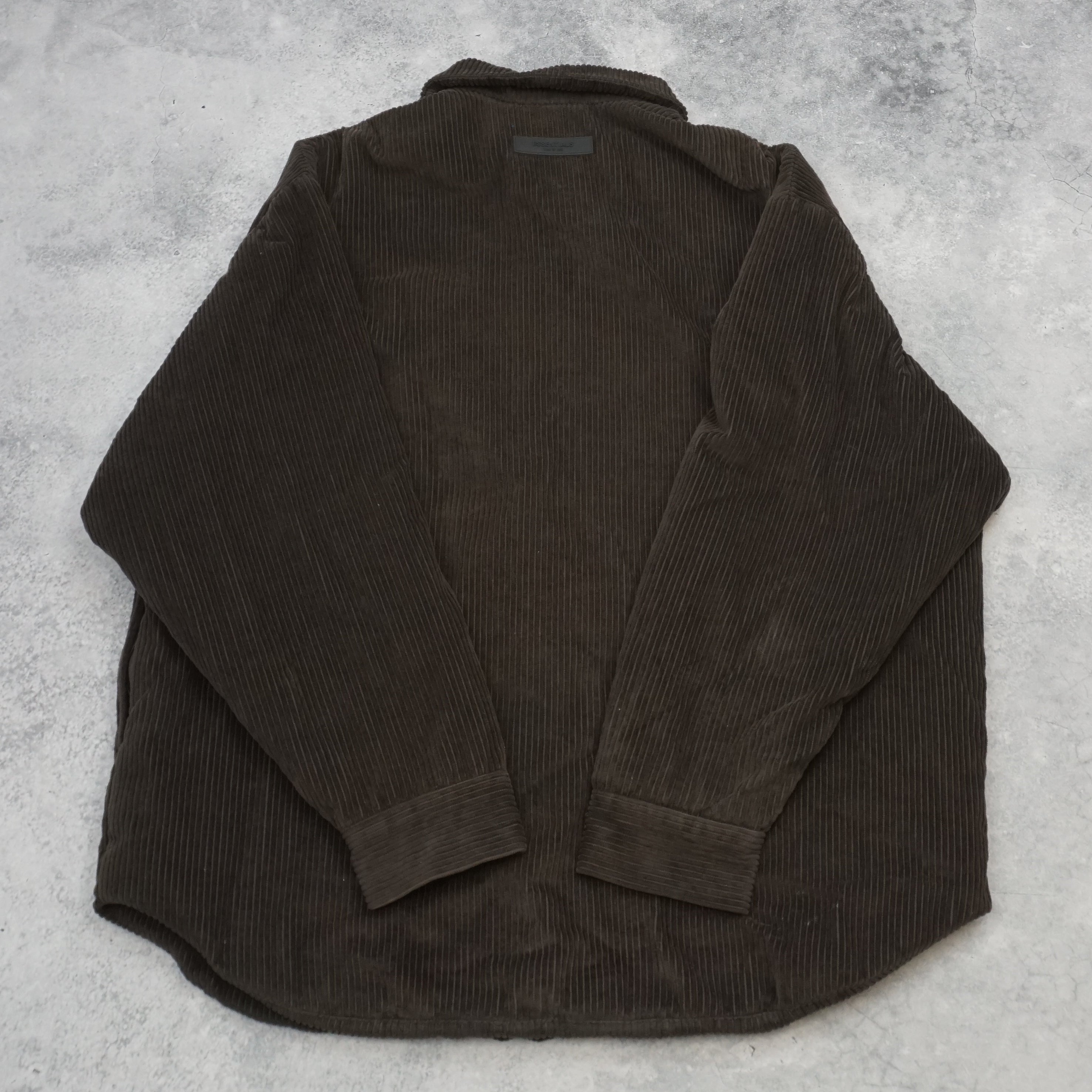 Essentials Corduroy Fabric Zip Up