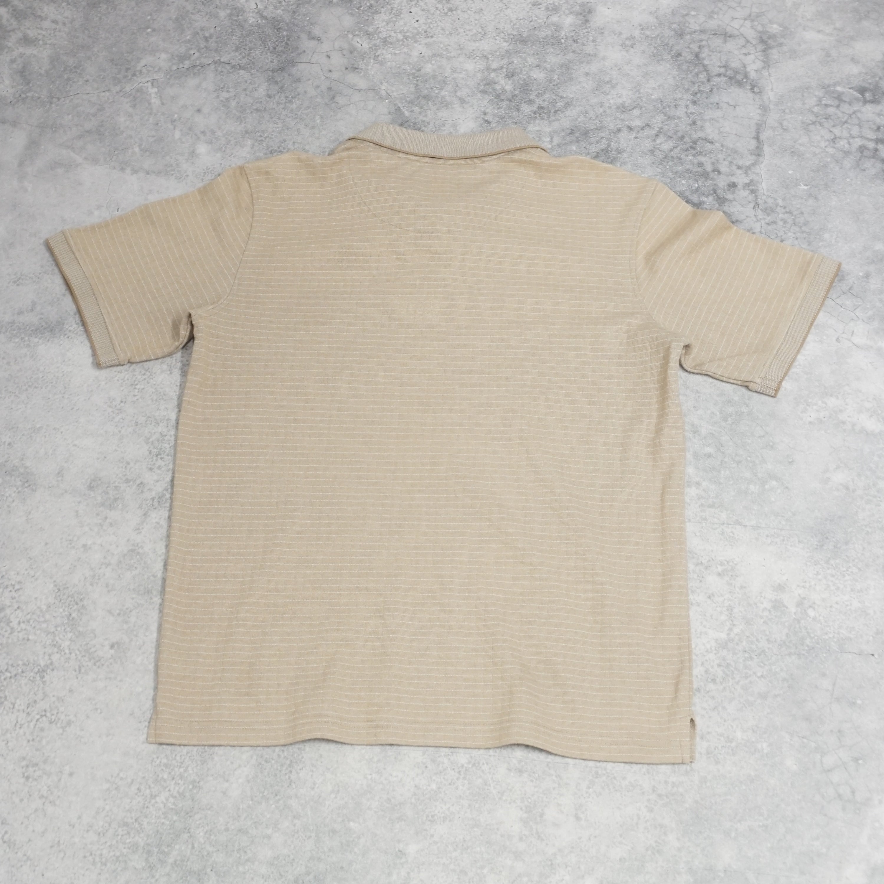 2000s Mantaray Striped Chest Pocket Polo