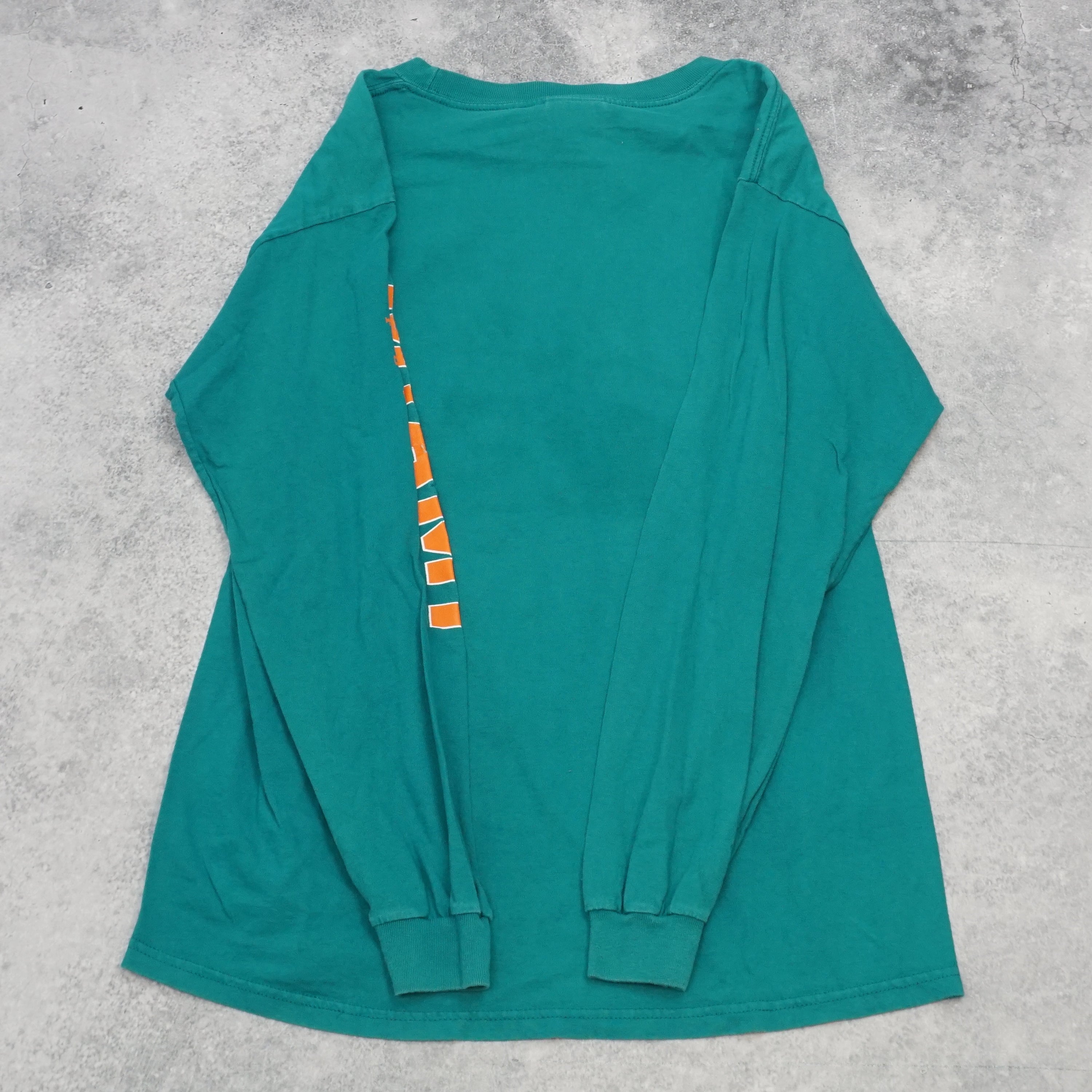 NFL Dolphins Miami Graphic Top Long Sleeve