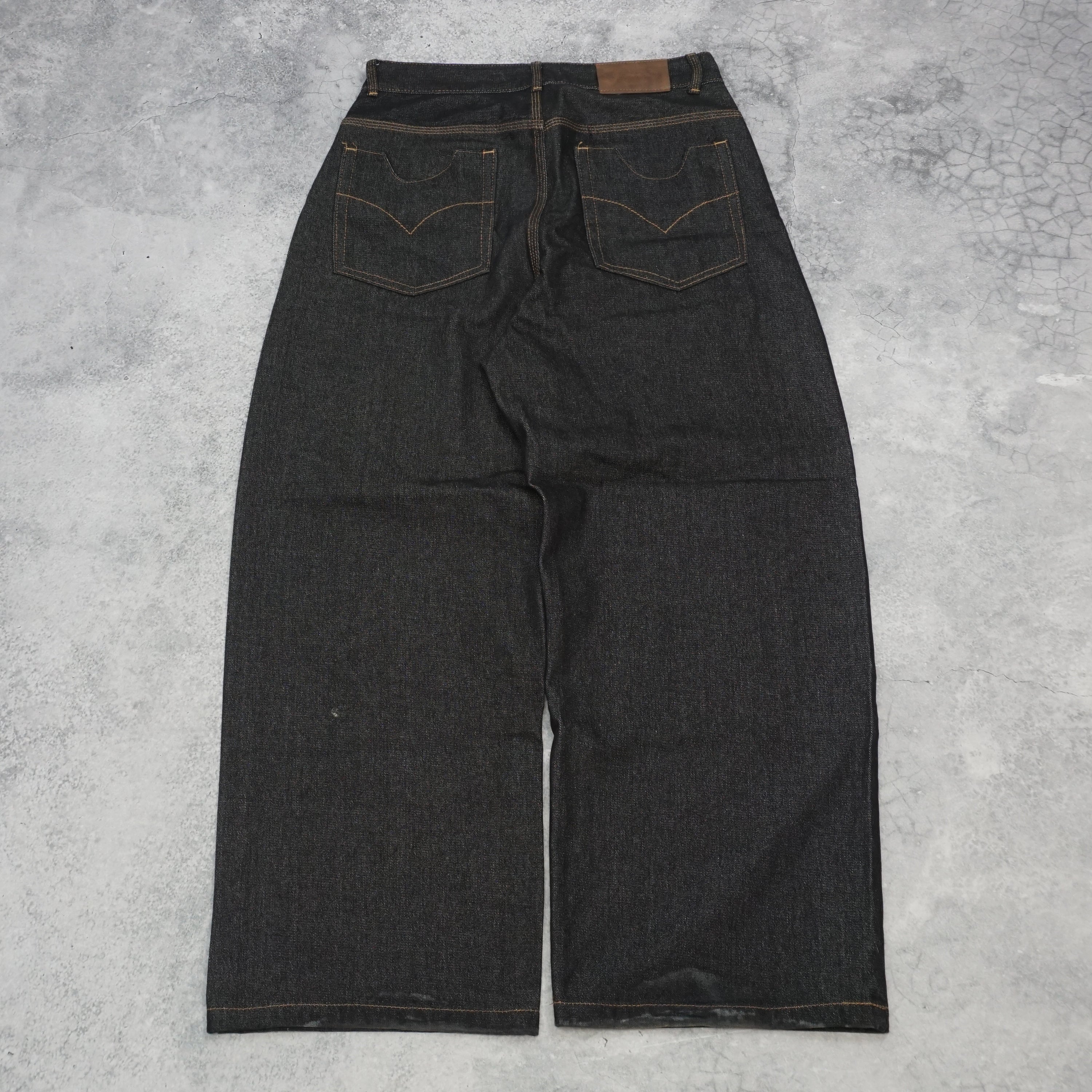 Ivankovatelier Wide Leg High Rise Jeans