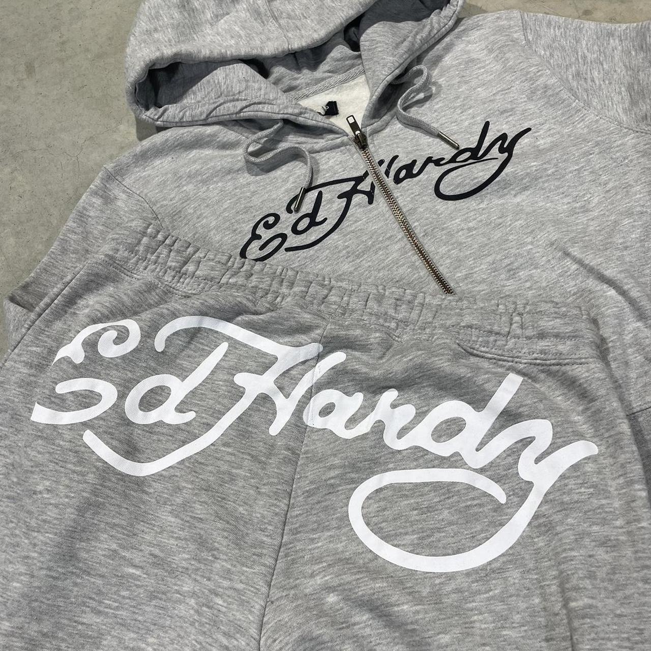 2000s Ed Hardy Hoodie Crop