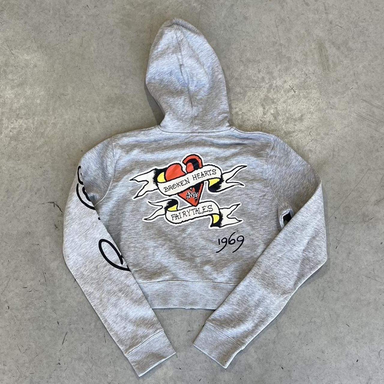 2000s Ed Hardy Hoodie Zip Up