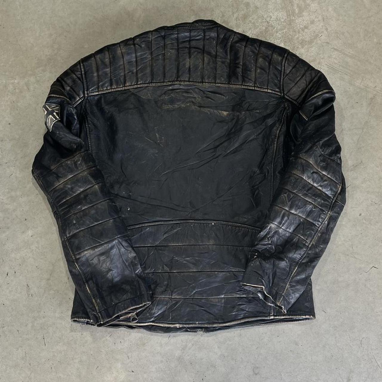 2000s Pepe London Quilted Leather Jacket