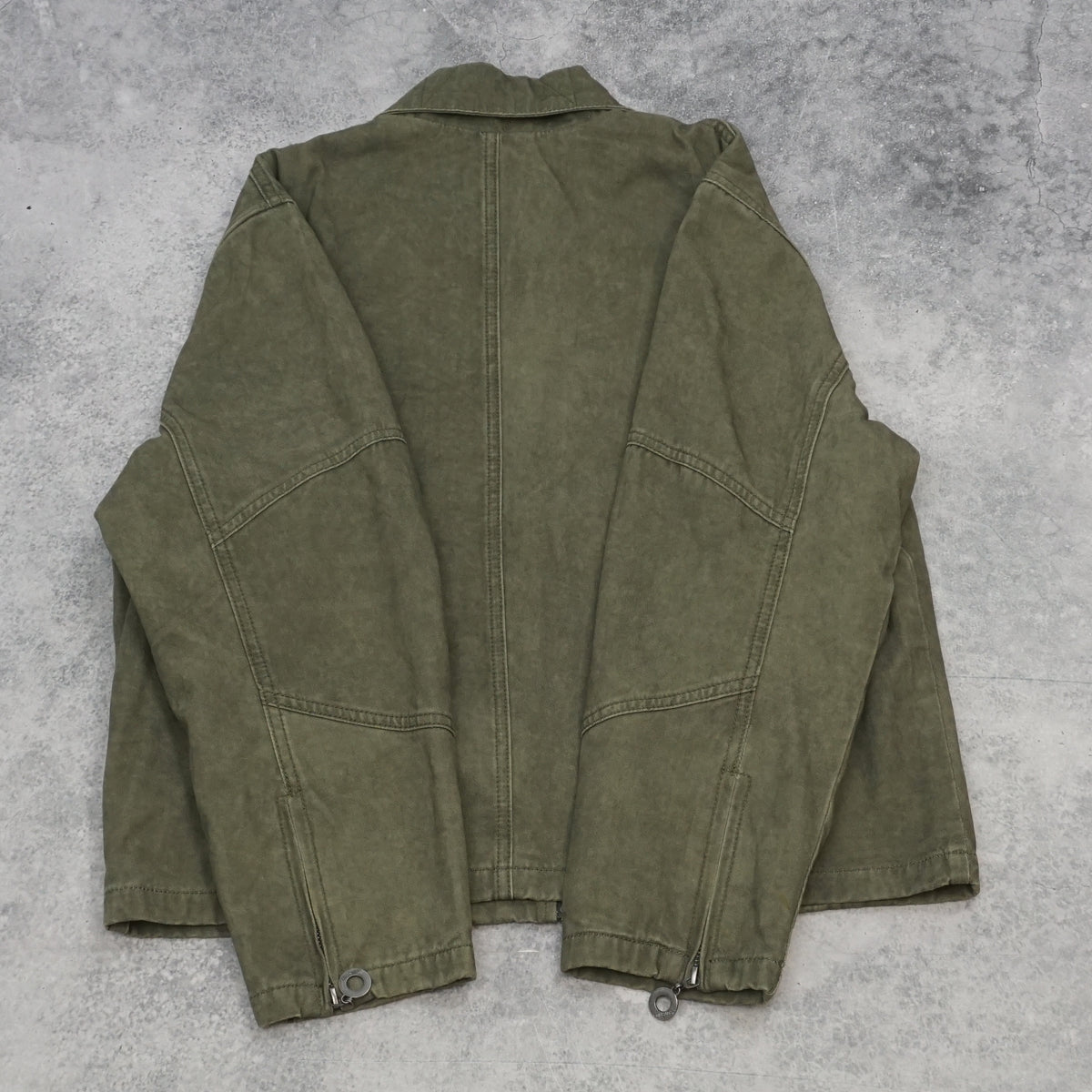 Protémoa Asymmetric Zip Cotton Jacket