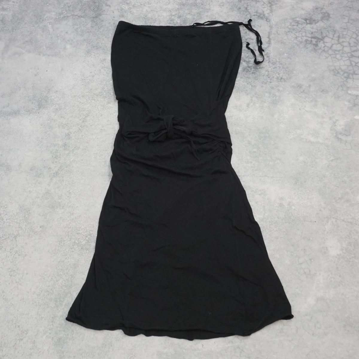 Rick Owens Ruched Tie Waist Dress