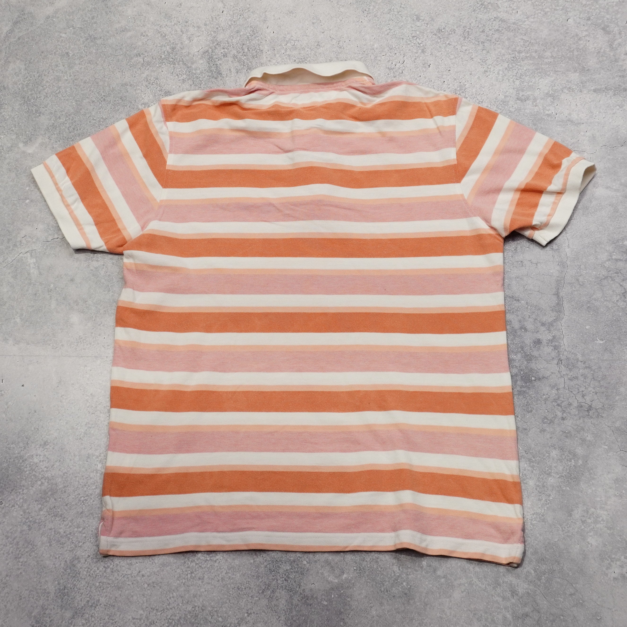 2000s Burberry Striped Polo