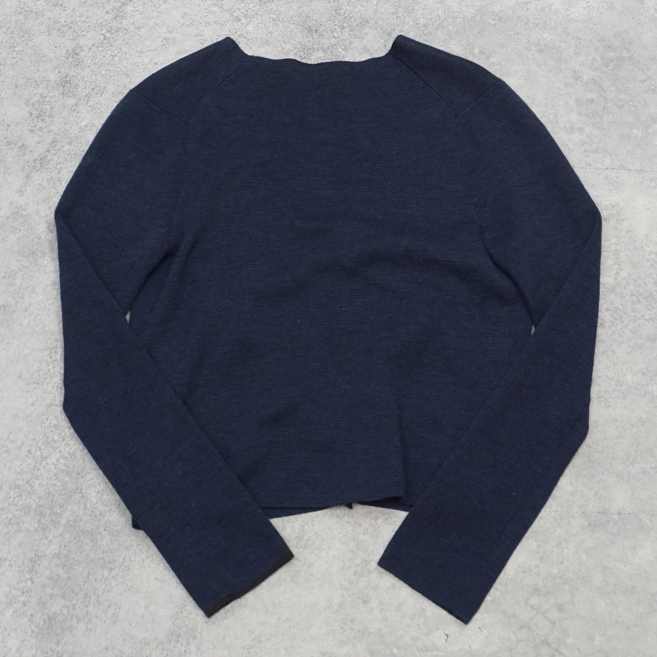 Yohji Yamamoto Open Front Wool Cardigan