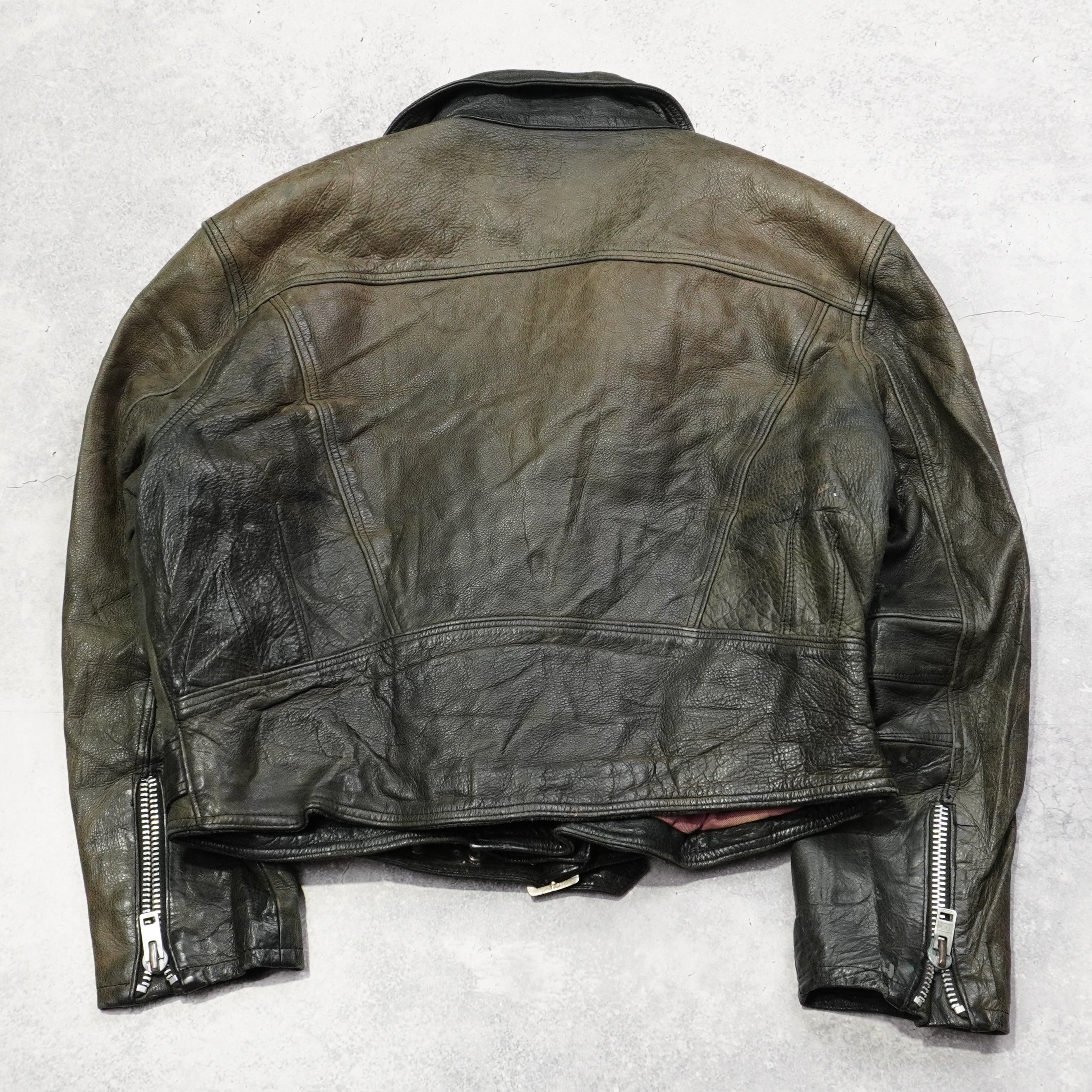 80s American Basics Leather Jacket