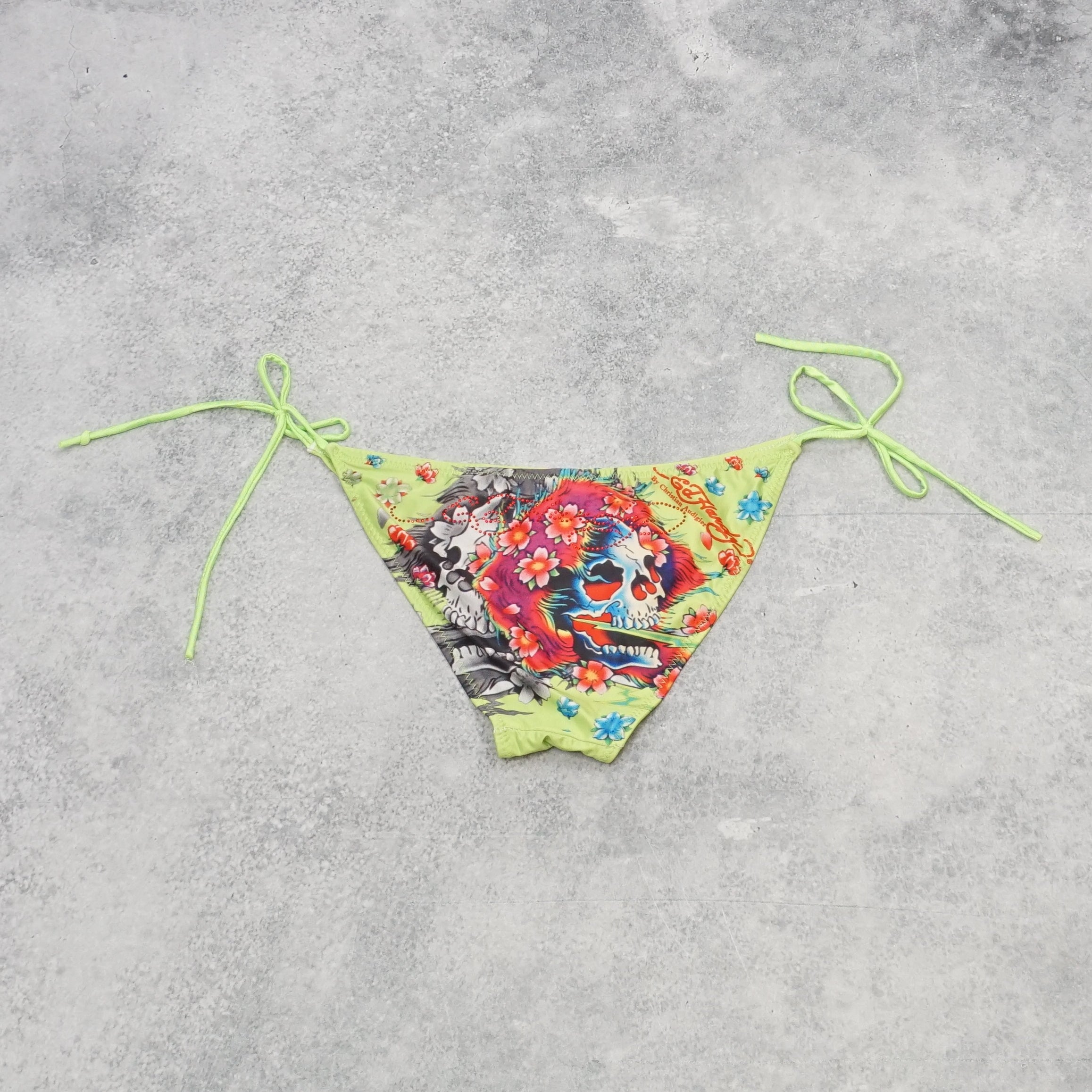 2000s Ed Hardy Graphic Bikini