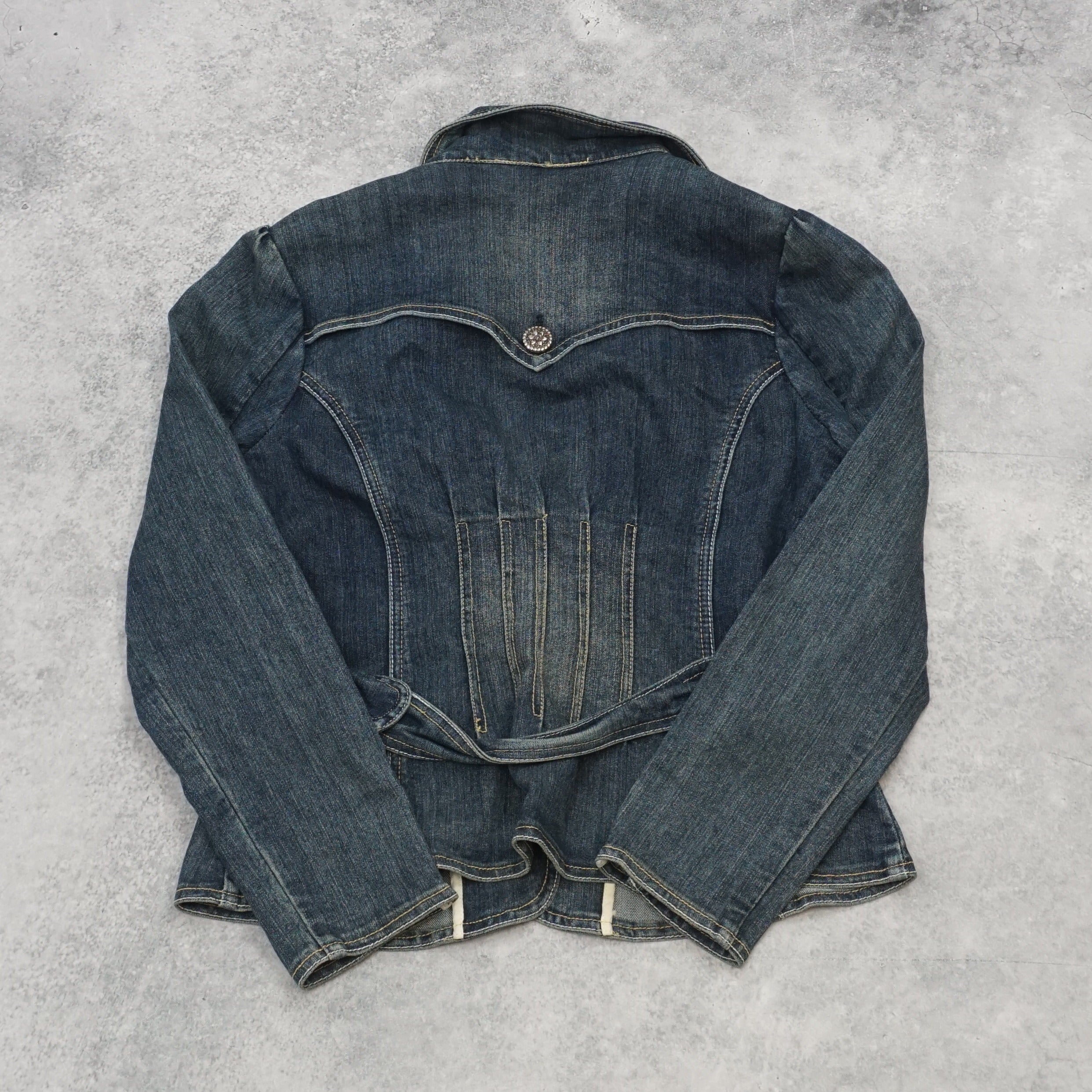 2000s 2006 Denim Utility Blazer