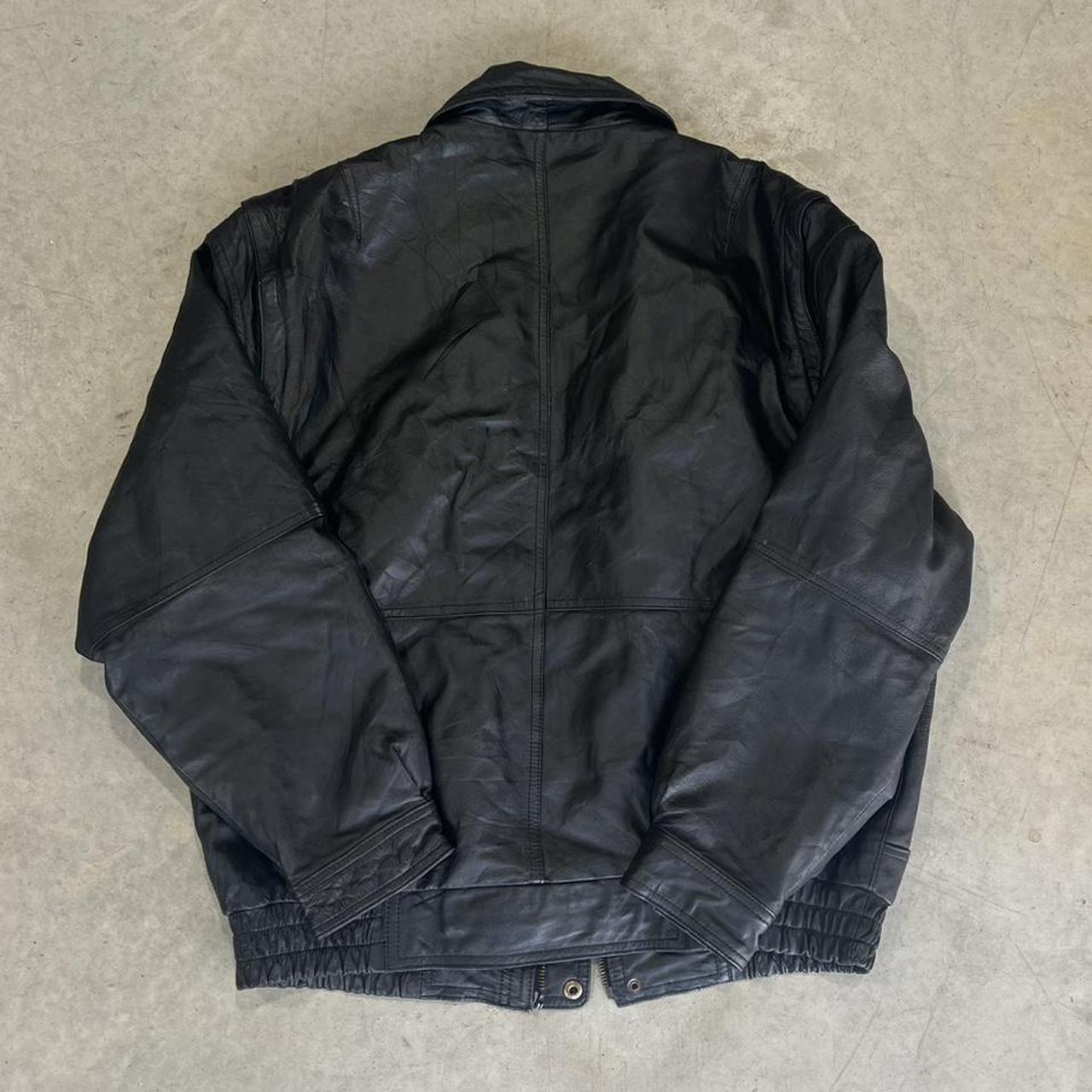 2000s Smooth City Leather Jacket