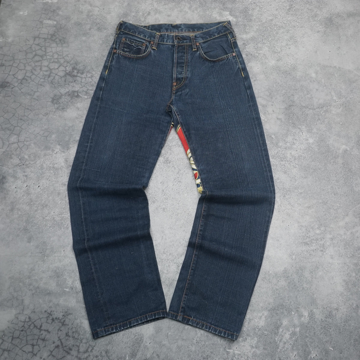 2000s RMC Sumo Embroidered Jeans