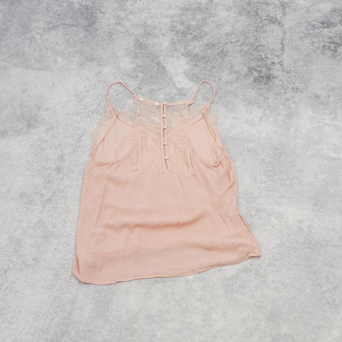Lace Trim Flowy Cami Top