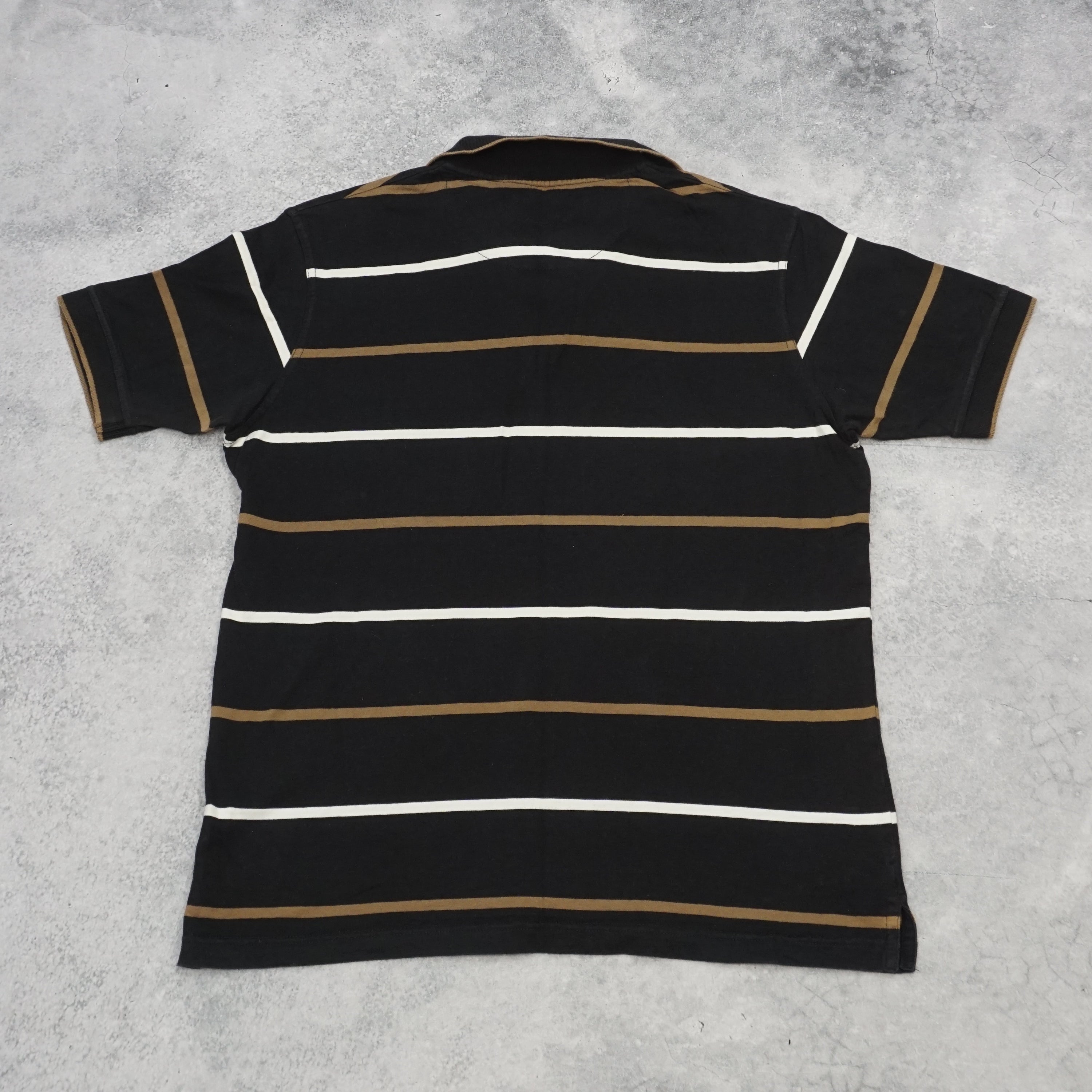 2000s Back Bay Striped Polo