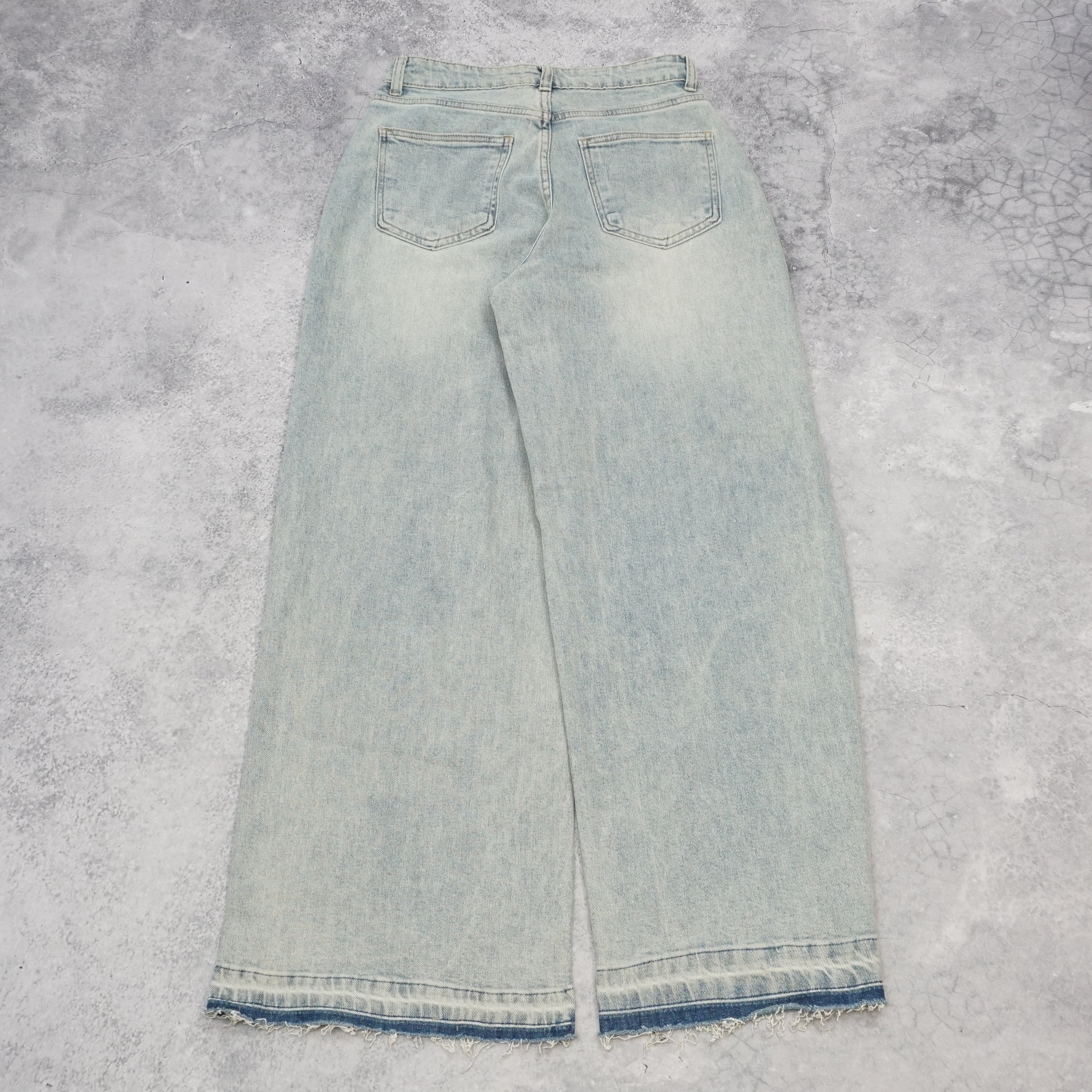 Selfsolo Wide Leg High Waist Jeans